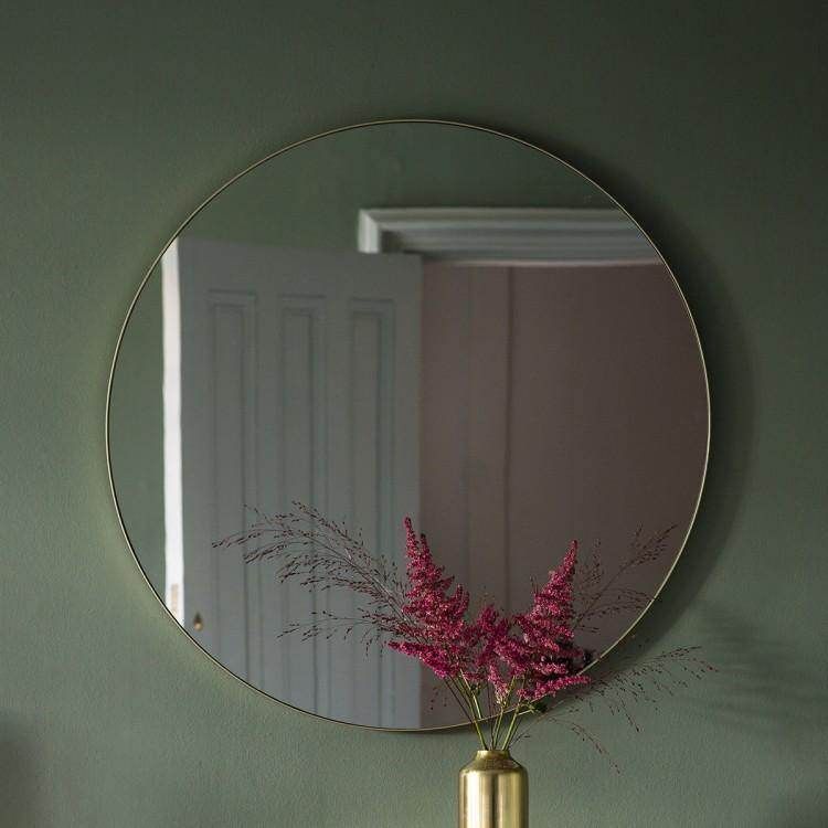 Bowie Round Mirror - Black/Silver/Champagne - Image 4