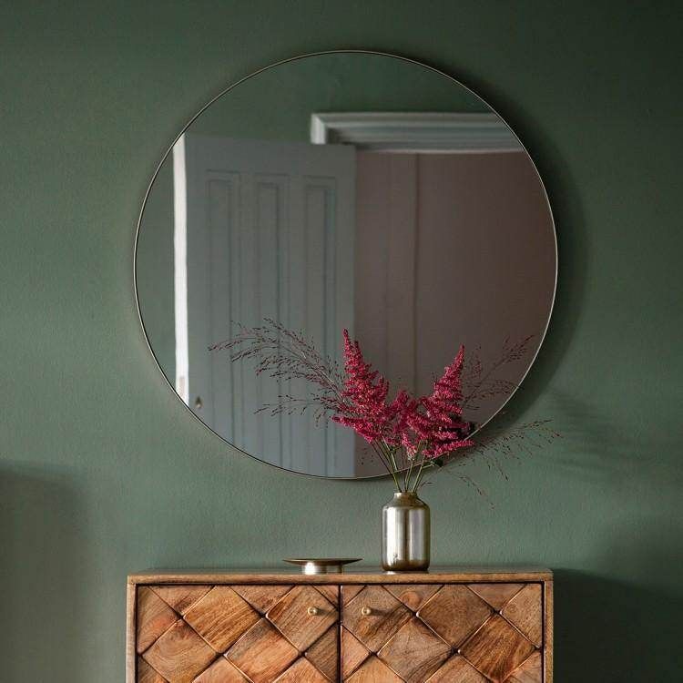 Bowie Round Mirror - Black/Silver/Champagne - Image 5