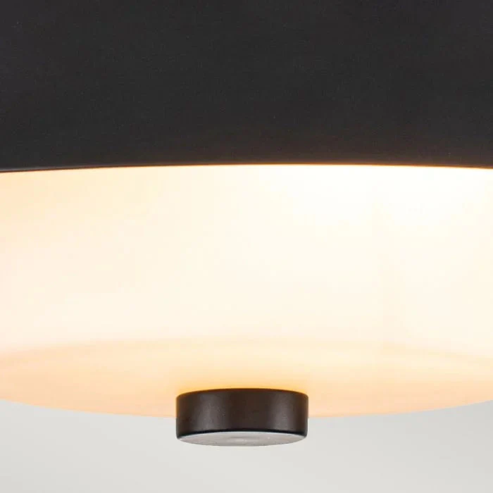 Bowtie 2Lt Flush IP44 - Matte Black - Image 3