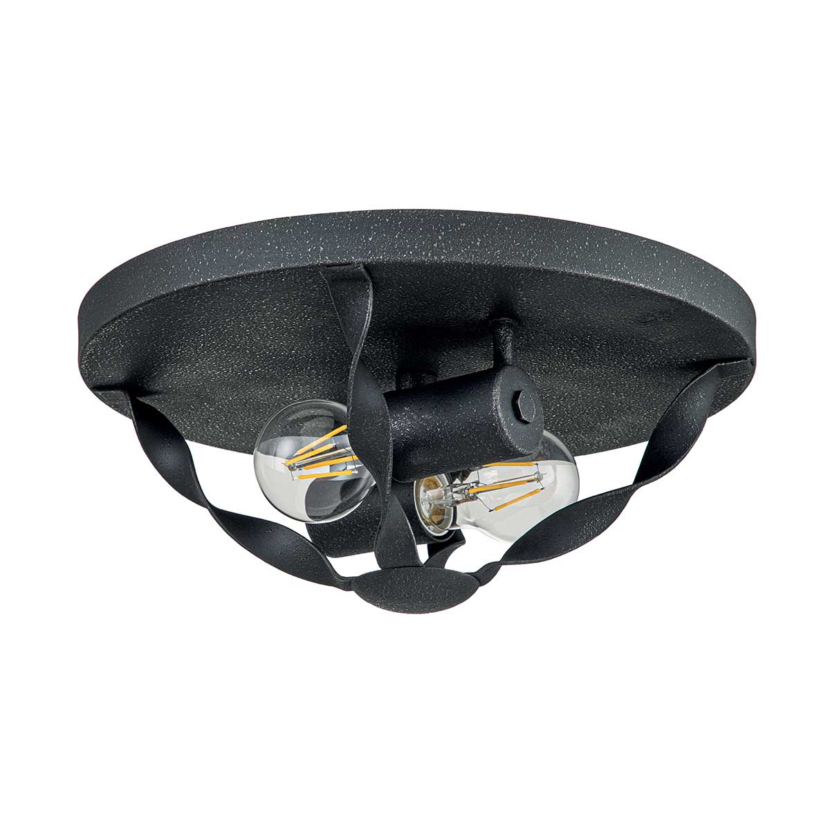Bradbury 2 Light Flush - Antique White/Grey Ash - Image 11