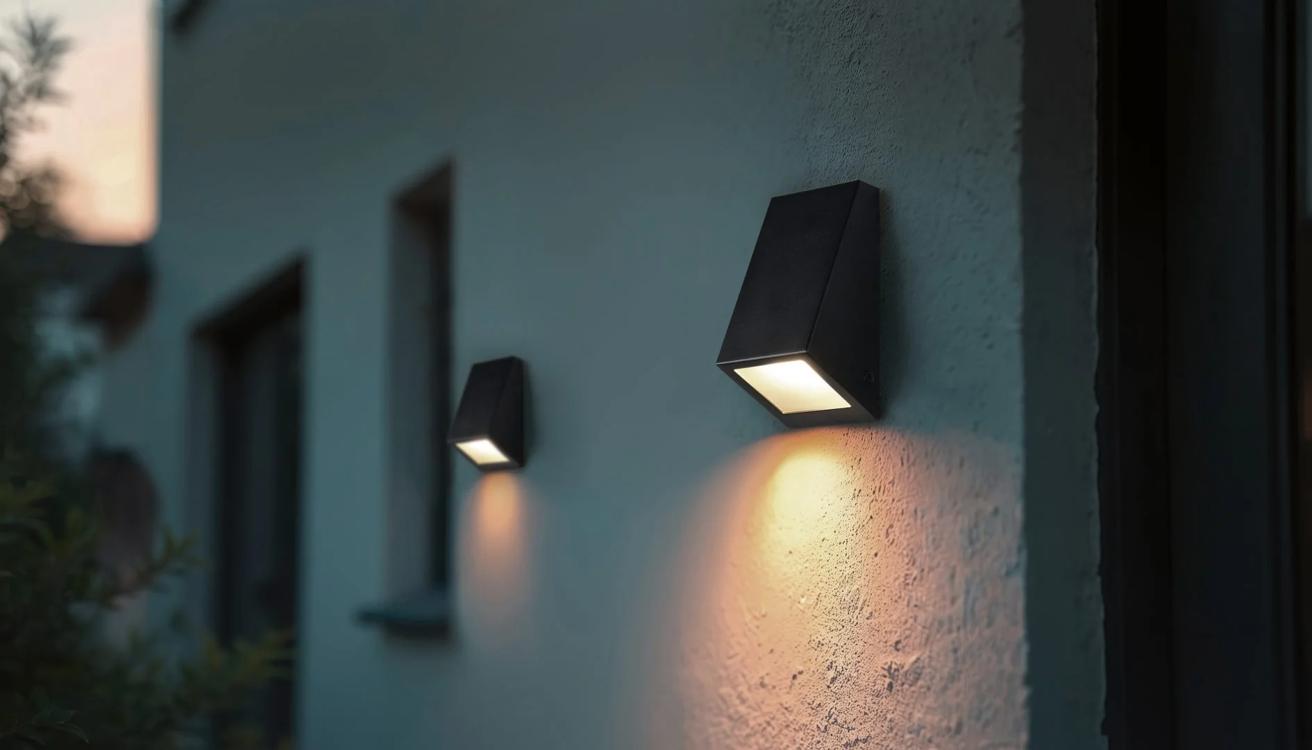 Braga Outdoor Wall Light- White/ Black Finishes - Image 9