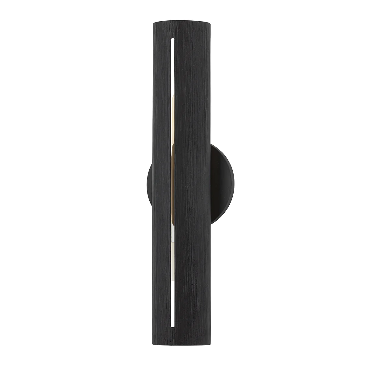 Brandon 2Lt Wall Sconce - White/Black - Image 2