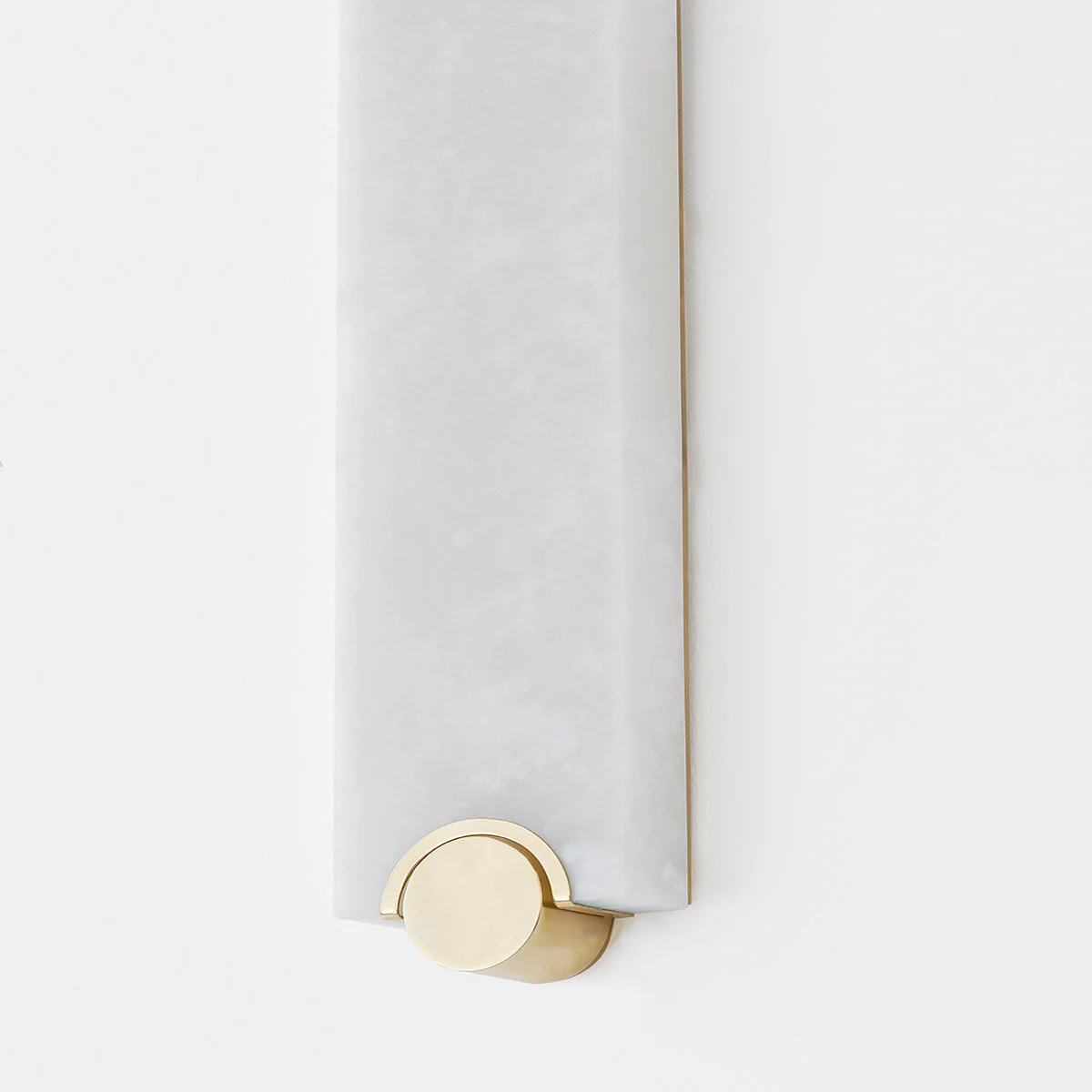 Brant LED Wall Sconce - Brass & Alabaster - Image 2