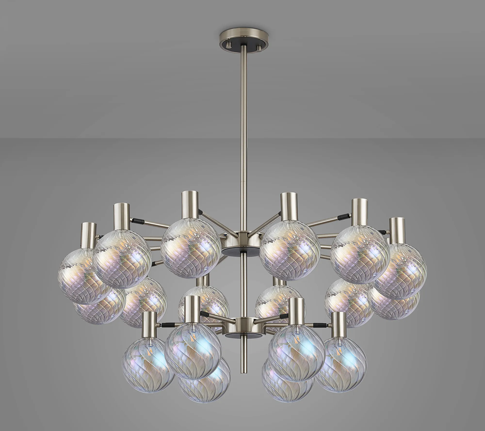 Brantley 18 Light Fixed Pendant/Semi Flush Adjustable Arms Ceiling Light - Various Finishes - Image 23