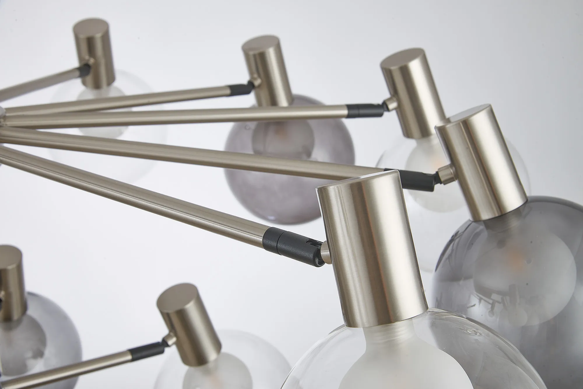 Brantley 18 Light Fixed Pendant/Semi Flush Adjustable Arms Ceiling Light - Various Finishes - Image 26