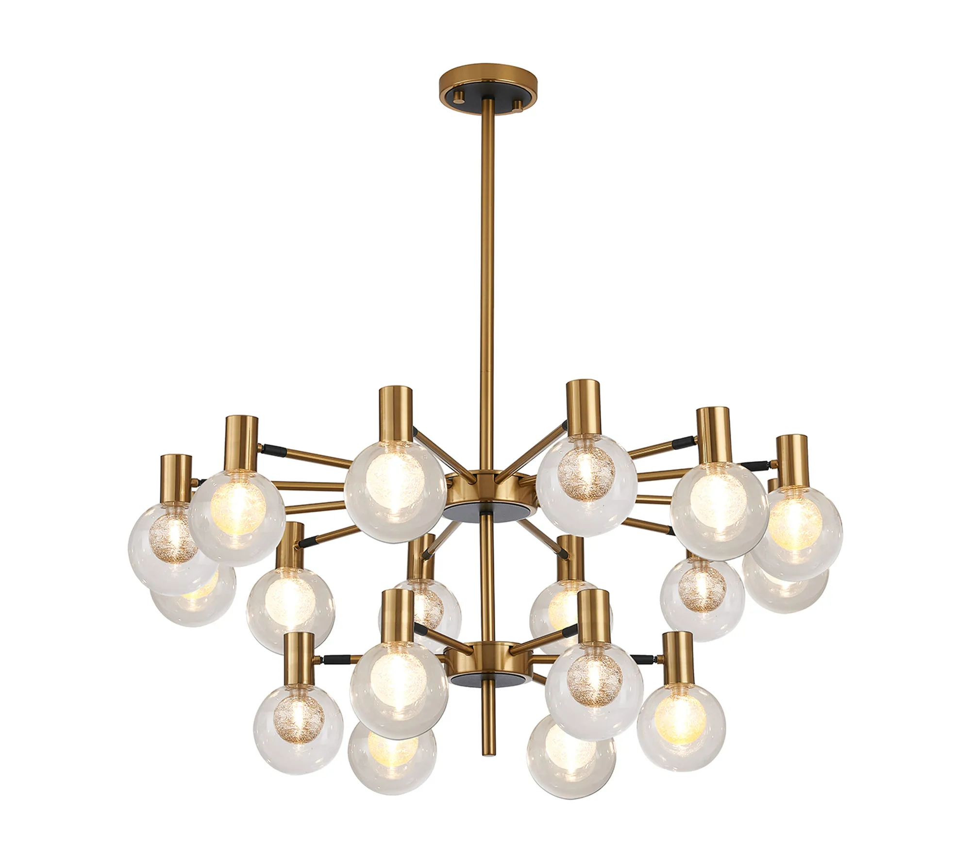 Brantley 18 Light Fixed Pendant/Semi Flush Adjustable Arms Ceiling Light - Various Finishes - Image 5