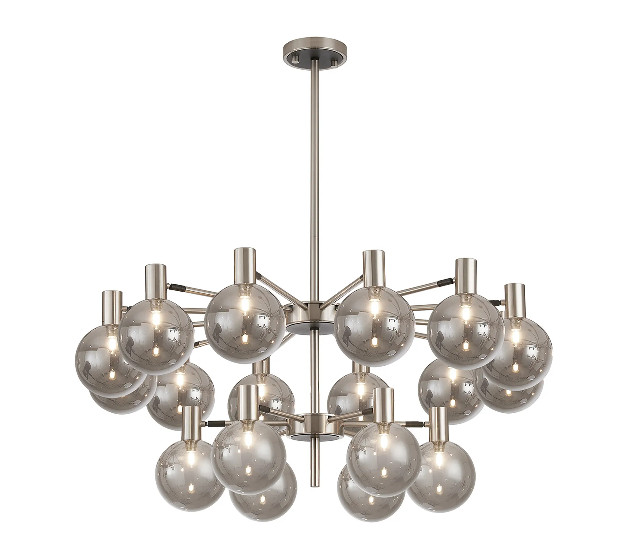Brantley 18 Light Fixed Pendant/Semi Flush Adjustable Arms Ceiling Light - Various Finishes - Image 8