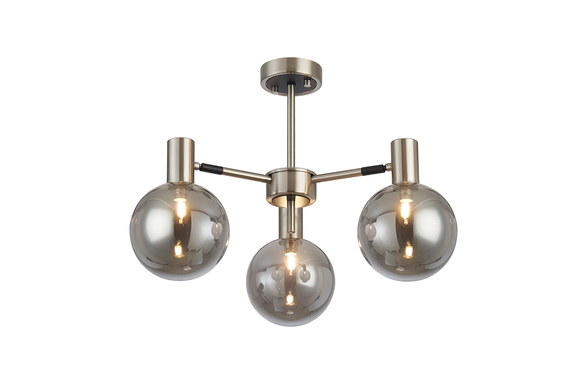 Brantley 3Lt/5 Lt Semi Flush Ceiling Light - Various Finishes - Image 10