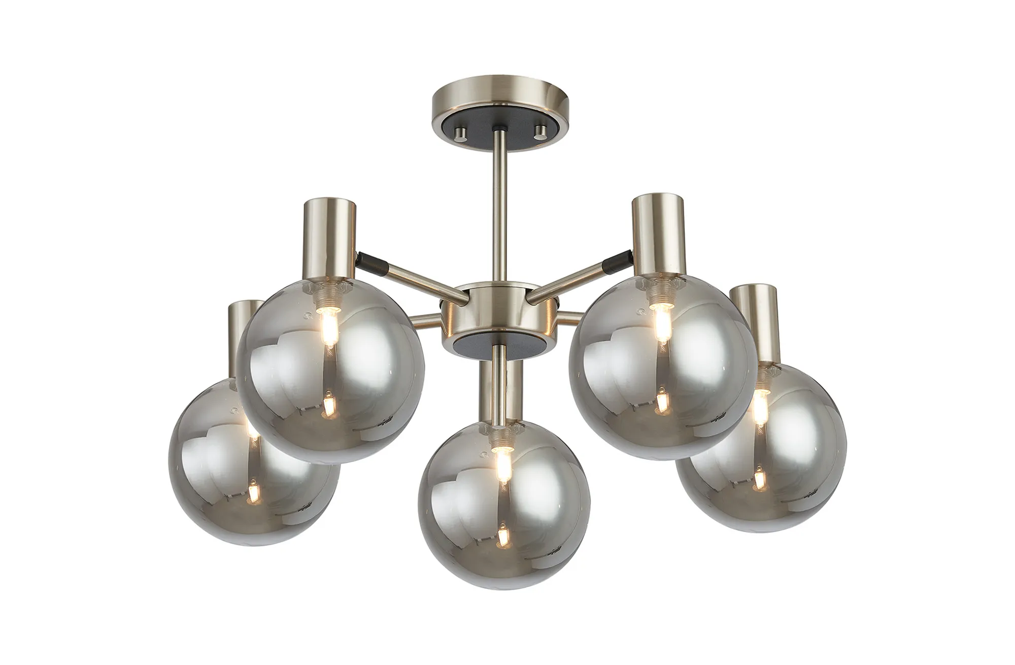 Brantley 3Lt/5 Lt Semi Flush Ceiling Light - Various Finishes - Image 11