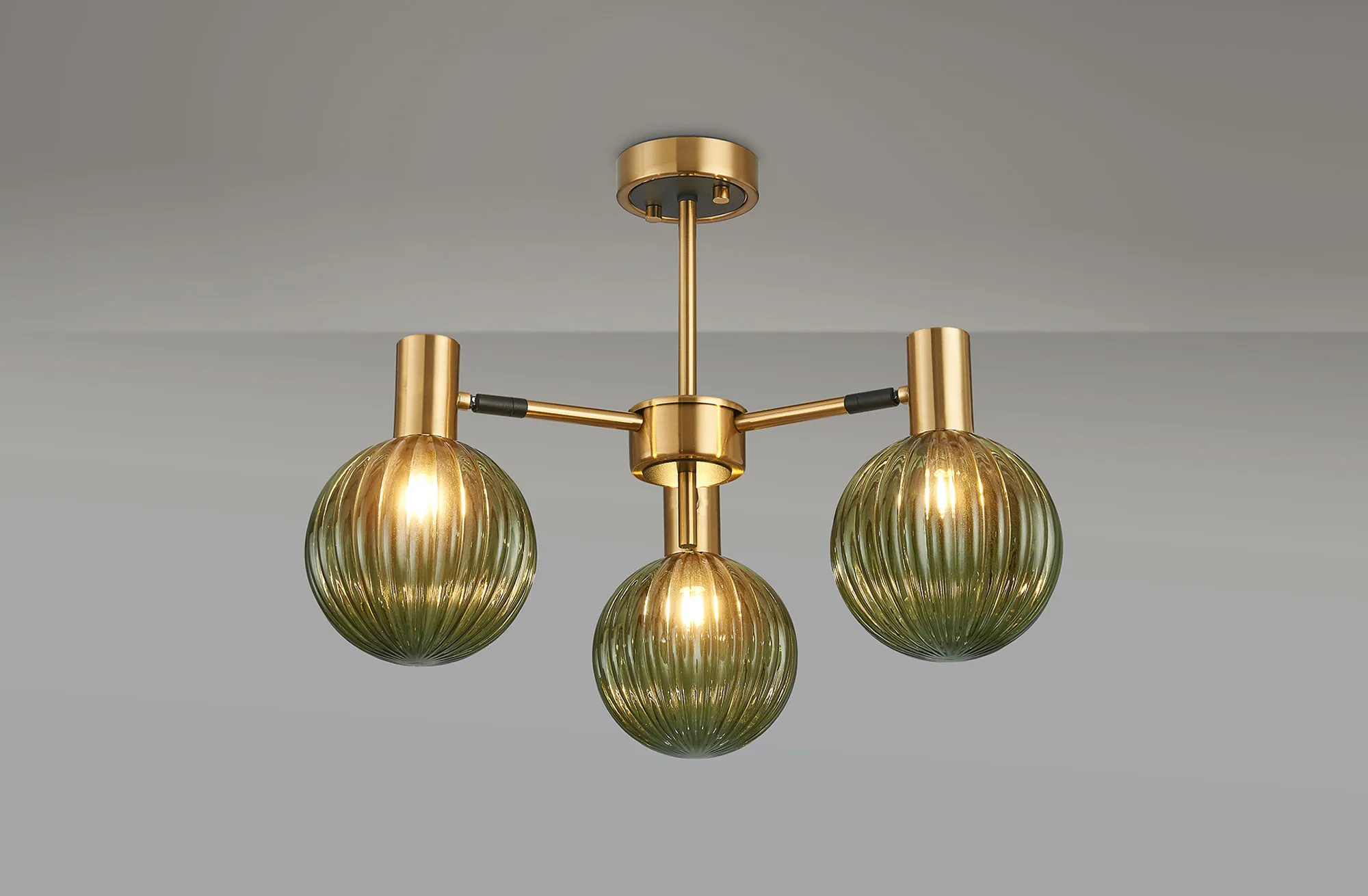 Brantley 3Lt/5 Lt Semi Flush Ceiling Light - Various Finishes - Image 14