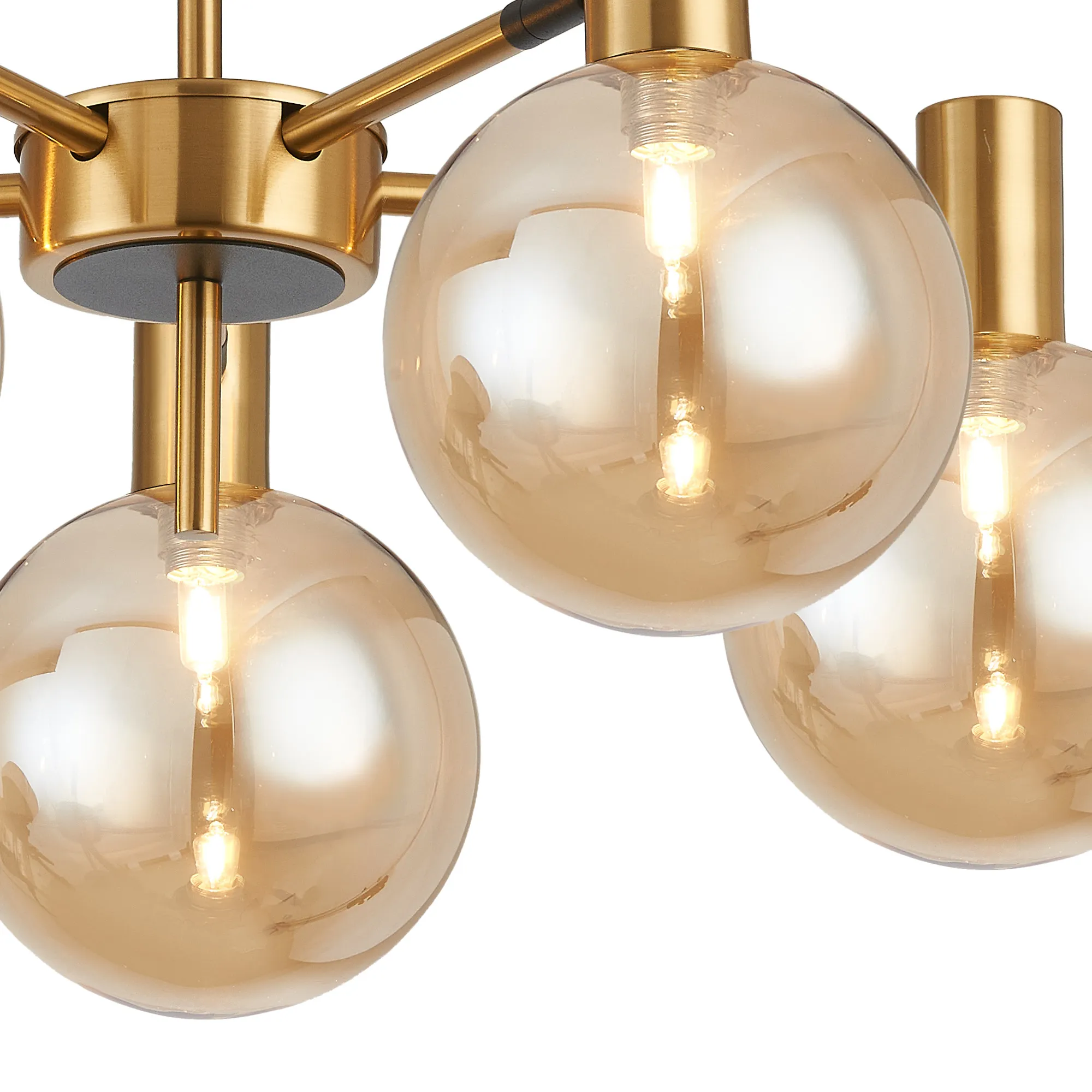 Brantley 3Lt/5 Lt Semi Flush Ceiling Light - Various Finishes - Image 15