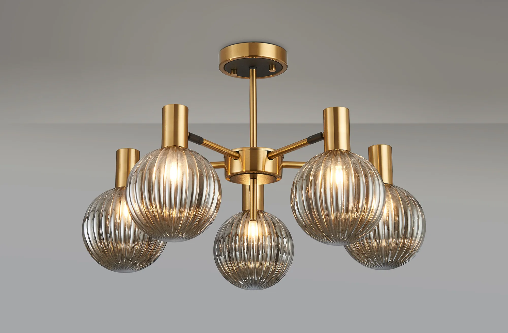 Brantley 3Lt/5 Lt Semi Flush Ceiling Light - Various Finishes - Image 19