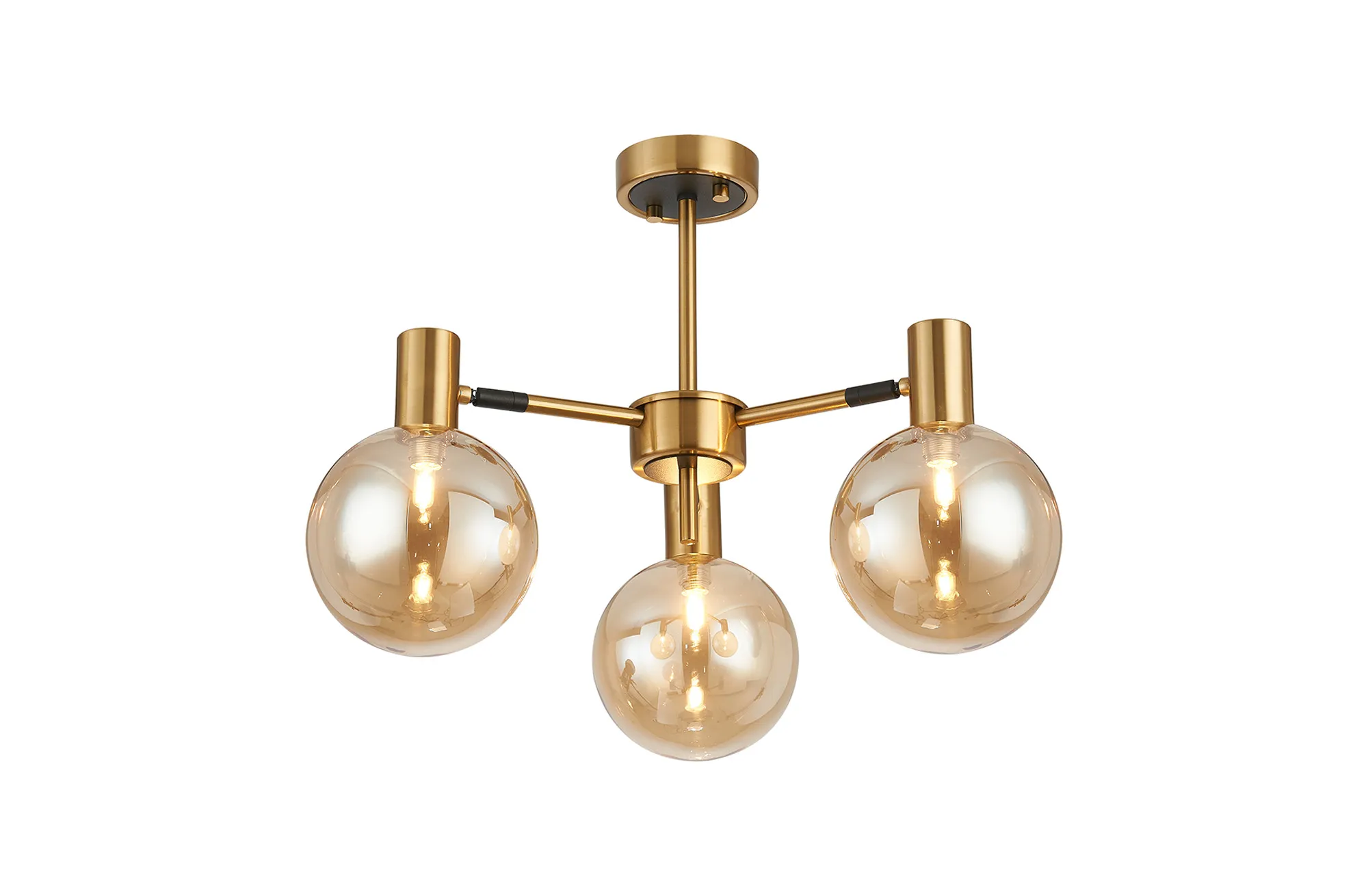 Brantley 3Lt/5 Lt Semi Flush Ceiling Light - Various Finishes - Image 2
