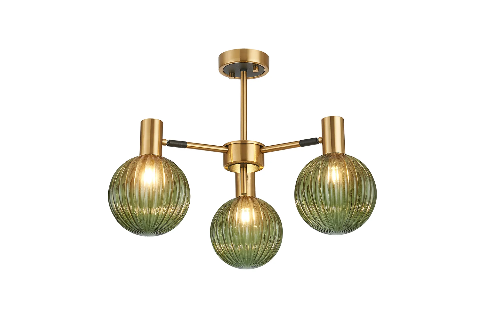 Brantley 3Lt/5 Lt Semi Flush Ceiling Light - Various Finishes - Image 4