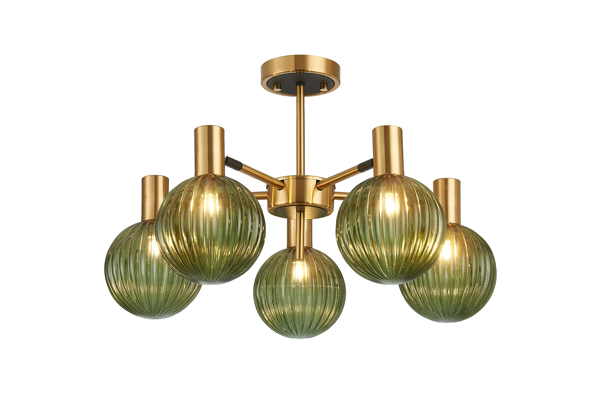 Brantley 3Lt/5 Lt Semi Flush Ceiling Light - Various Finishes - Image 5