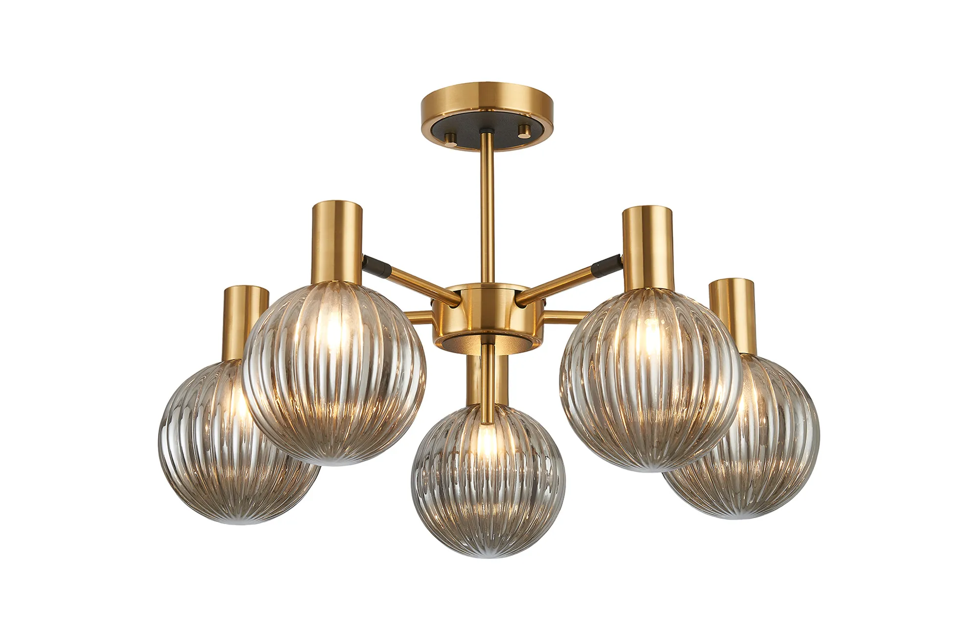Brantley 3Lt/5 Lt Semi Flush Ceiling Light - Various Finishes - Image 7