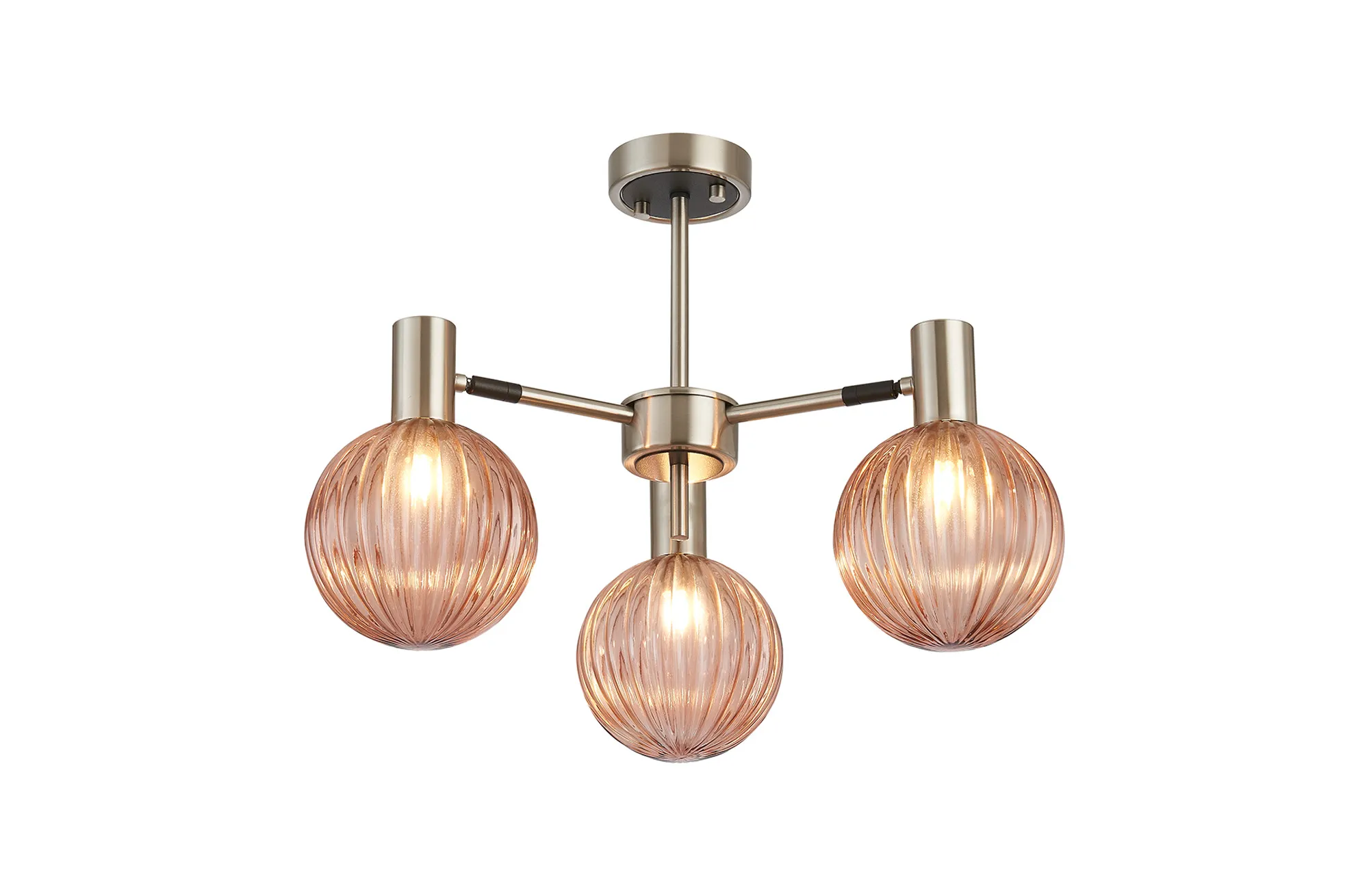 Brantley 3Lt/5 Lt Semi Flush Ceiling Light - Various Finishes - Image 8