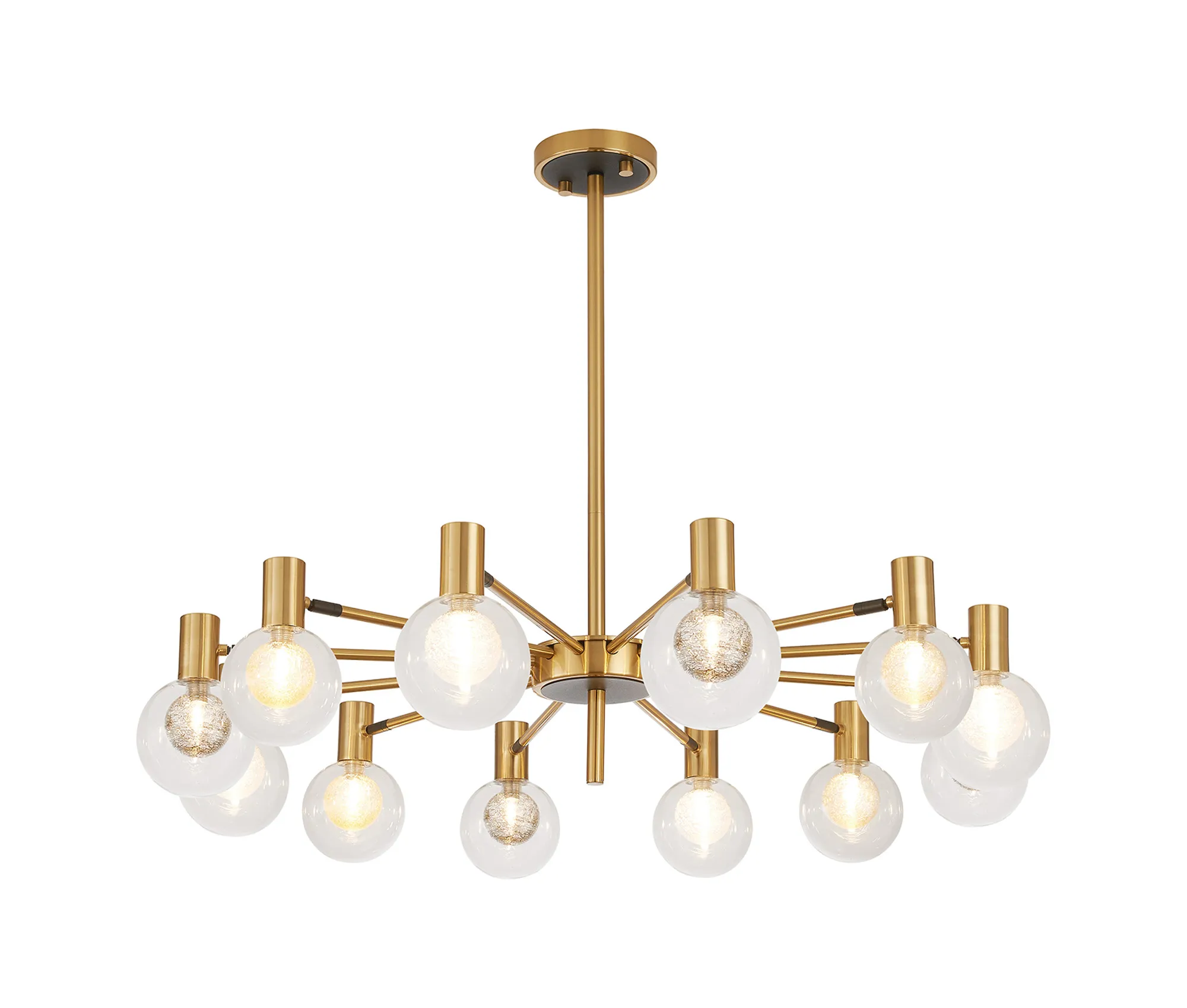 Brantley 8Lt/12Lt Fixed Pendant/Semi Flush Light Adjustable Arms - Various Finishes - Image 22