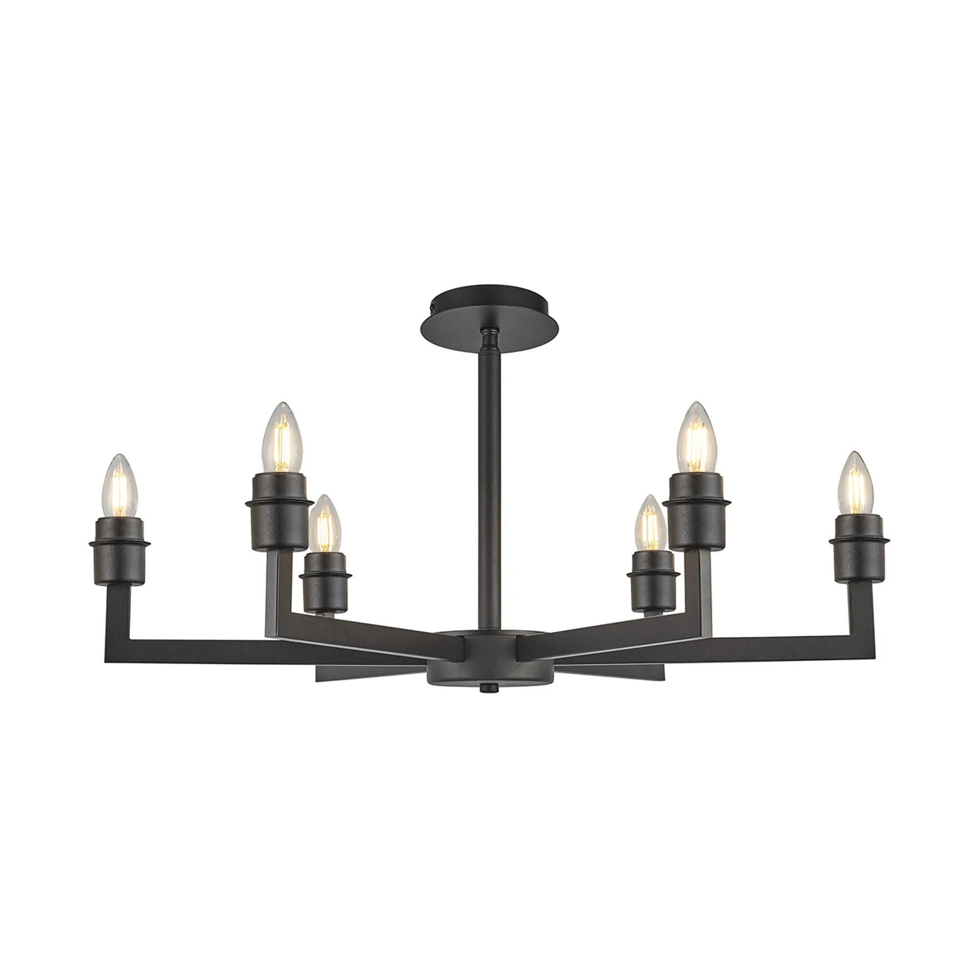 Braxton Adjustable Multi Arm Pendant/Semi Ceiling (FRAME ONLY) - Image 17