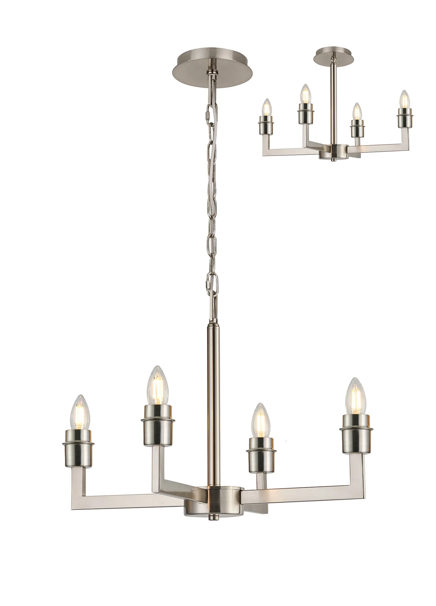 Braxton Adjustable Multi Arm Pendant/Semi Ceiling (FRAME ONLY) - Image 3