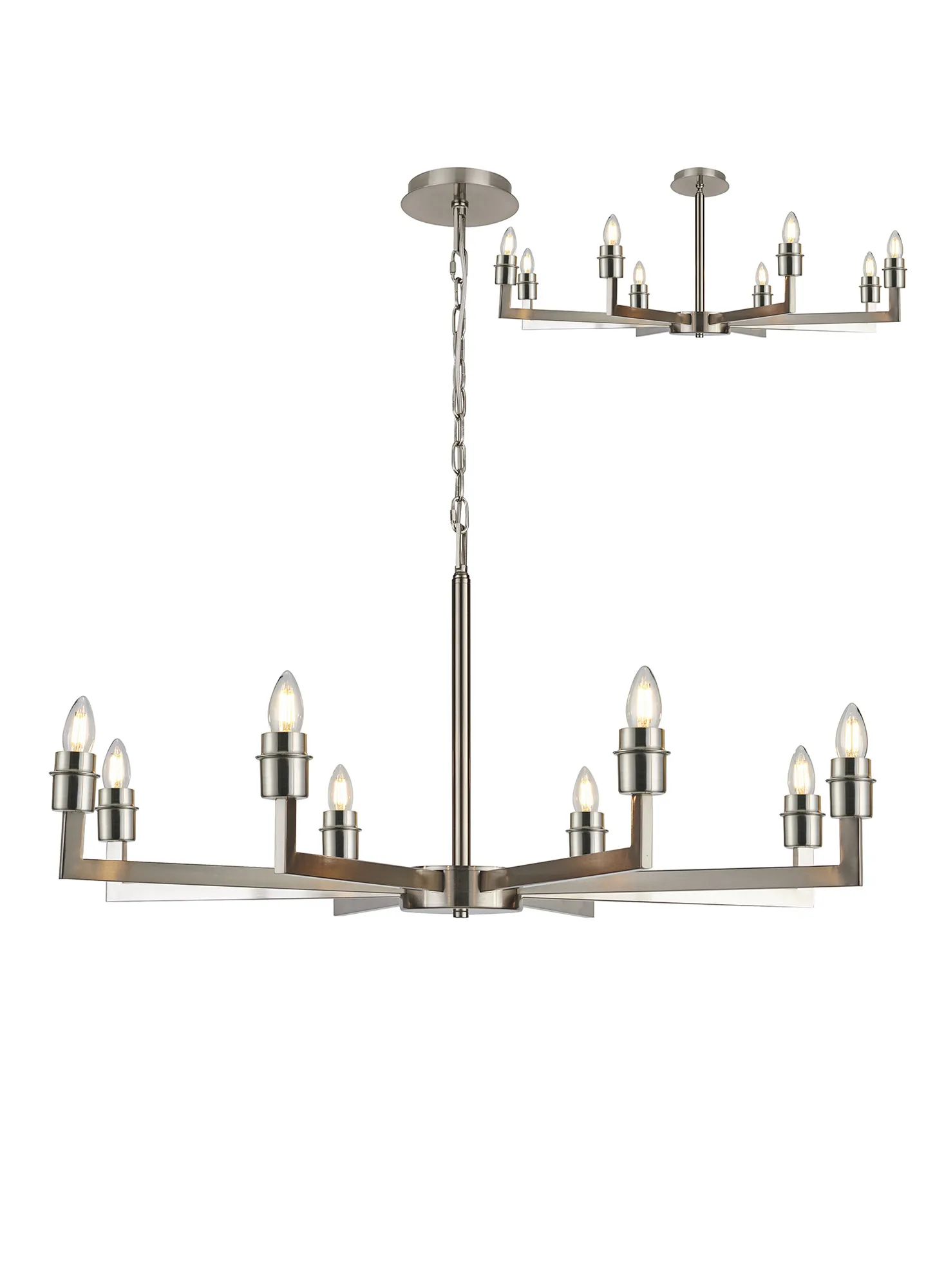 Braxton Adjustable Multi Arm Pendant/Semi Ceiling (FRAME ONLY) - Image 9