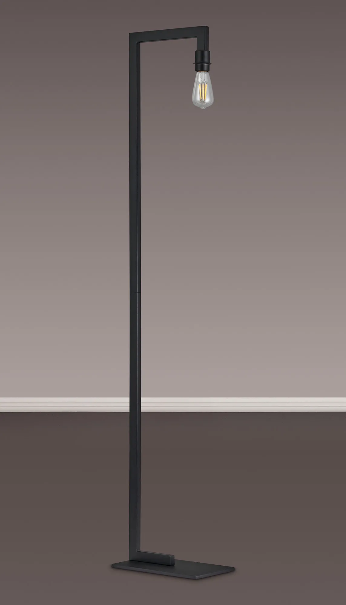 Braxton Floor Lamp Over Arm Without Shade, 1 Light E27 - Image 9