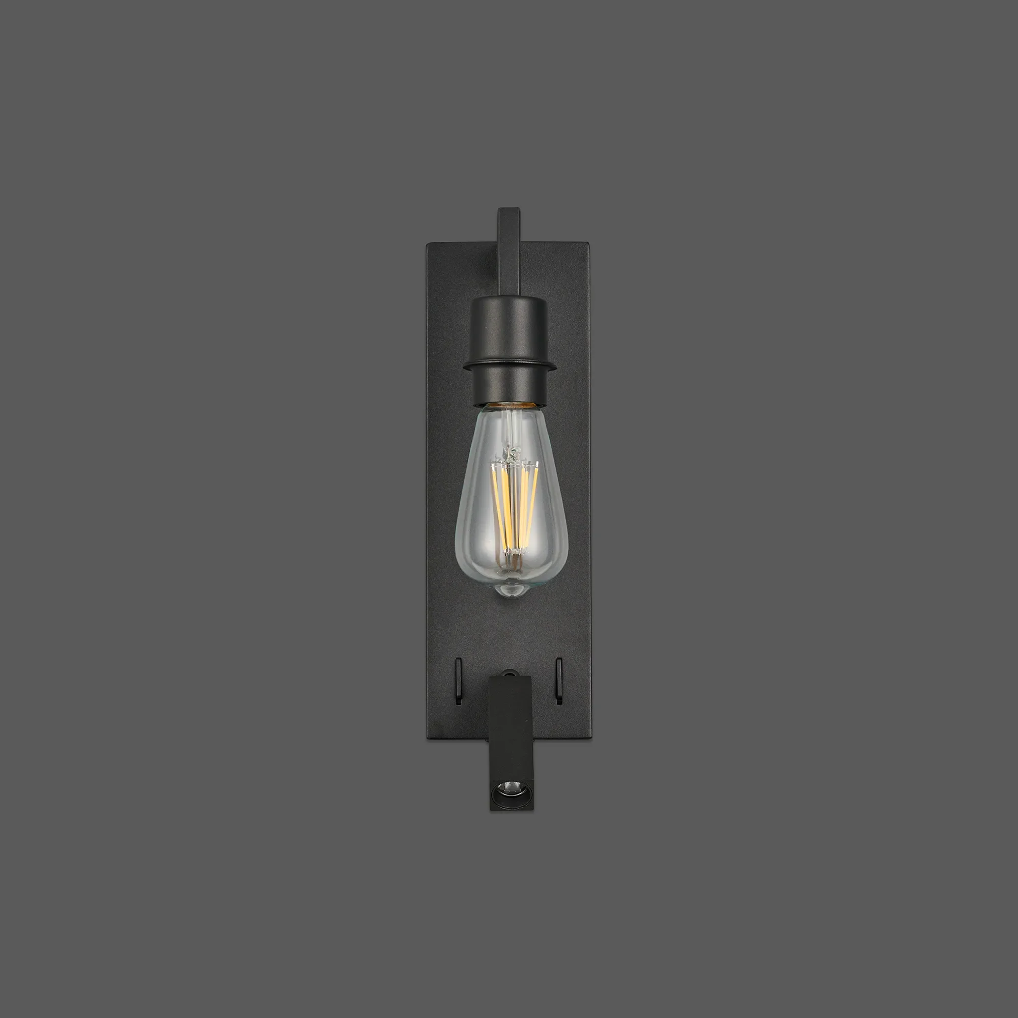 Braxton Wall Lamp (FRAME ONLY) Without Shade, 1 Light E27 + Reading Light USB-A & USB-C 3W LED, 3000K, 270lm - Image 8