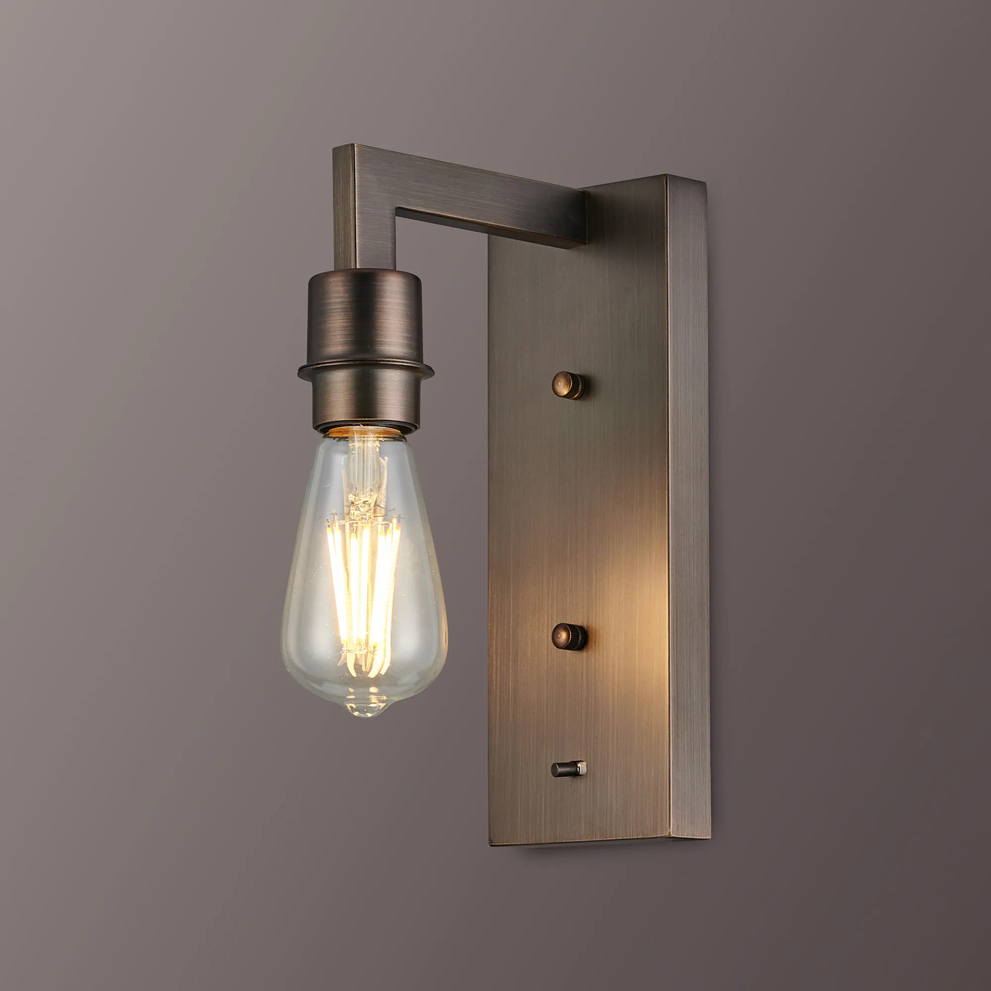 Braxton Wall Lamp Over Arm Without Shade, 1 Light E27 - Image 25