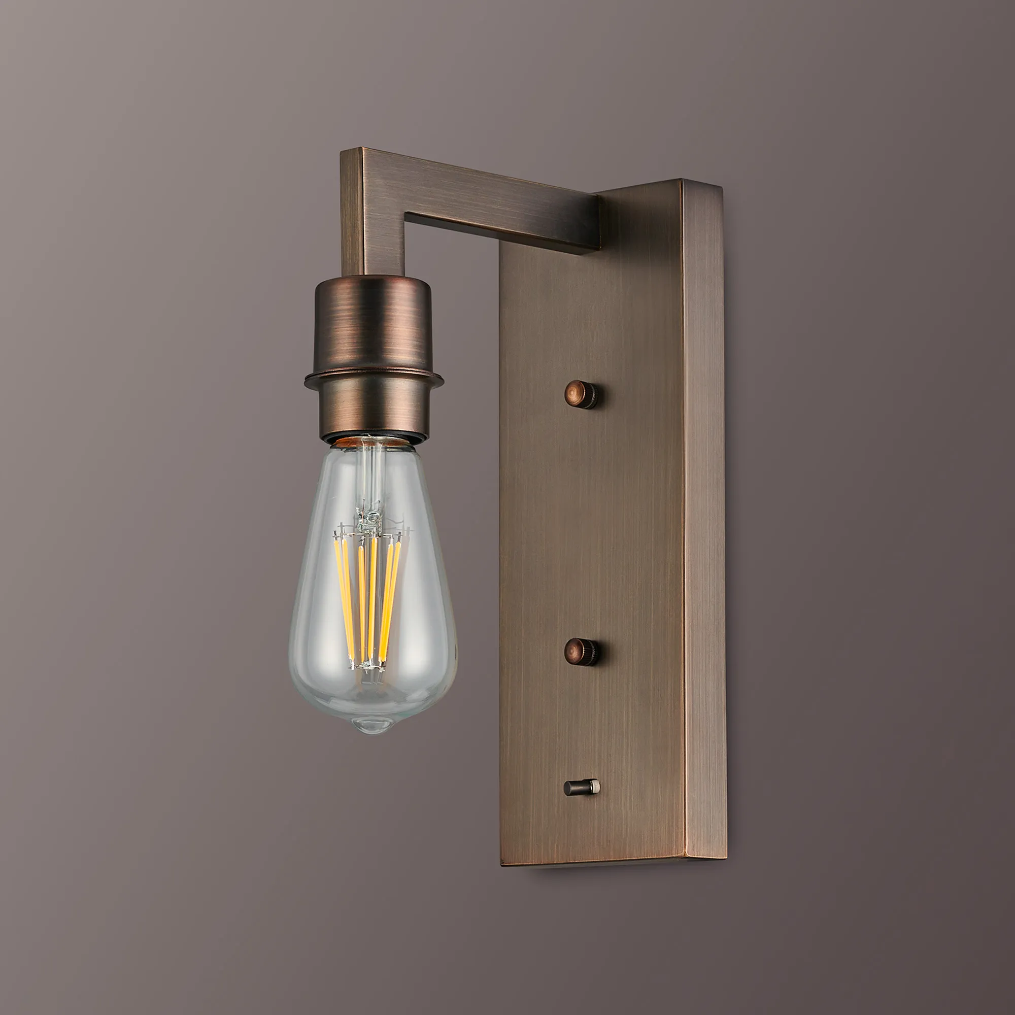 Braxton Wall Lamp Over Arm Without Shade, 1 Light E27 - Image 26