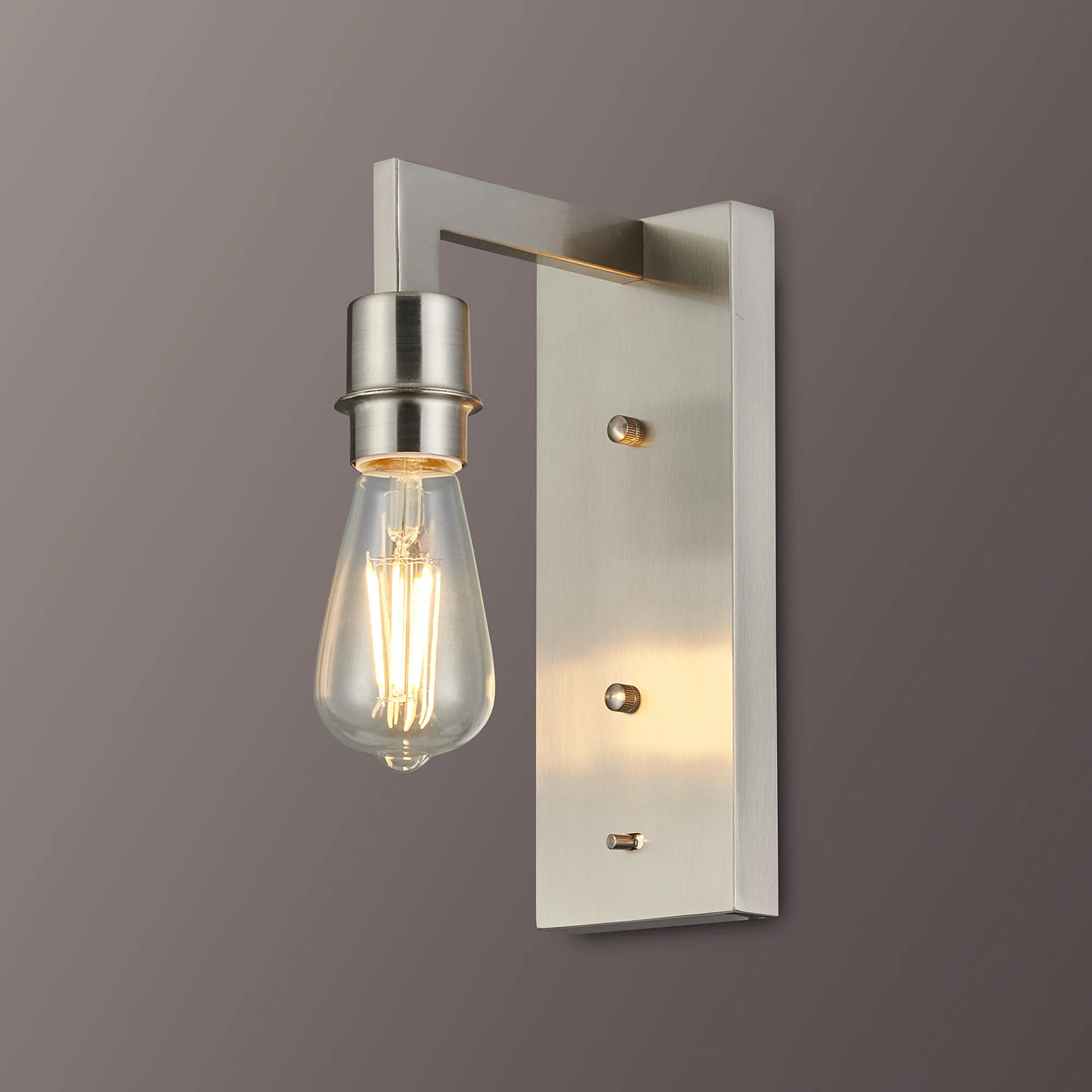 Braxton Wall Lamp Over Arm Without Shade, 1 Light E27 - Image 28