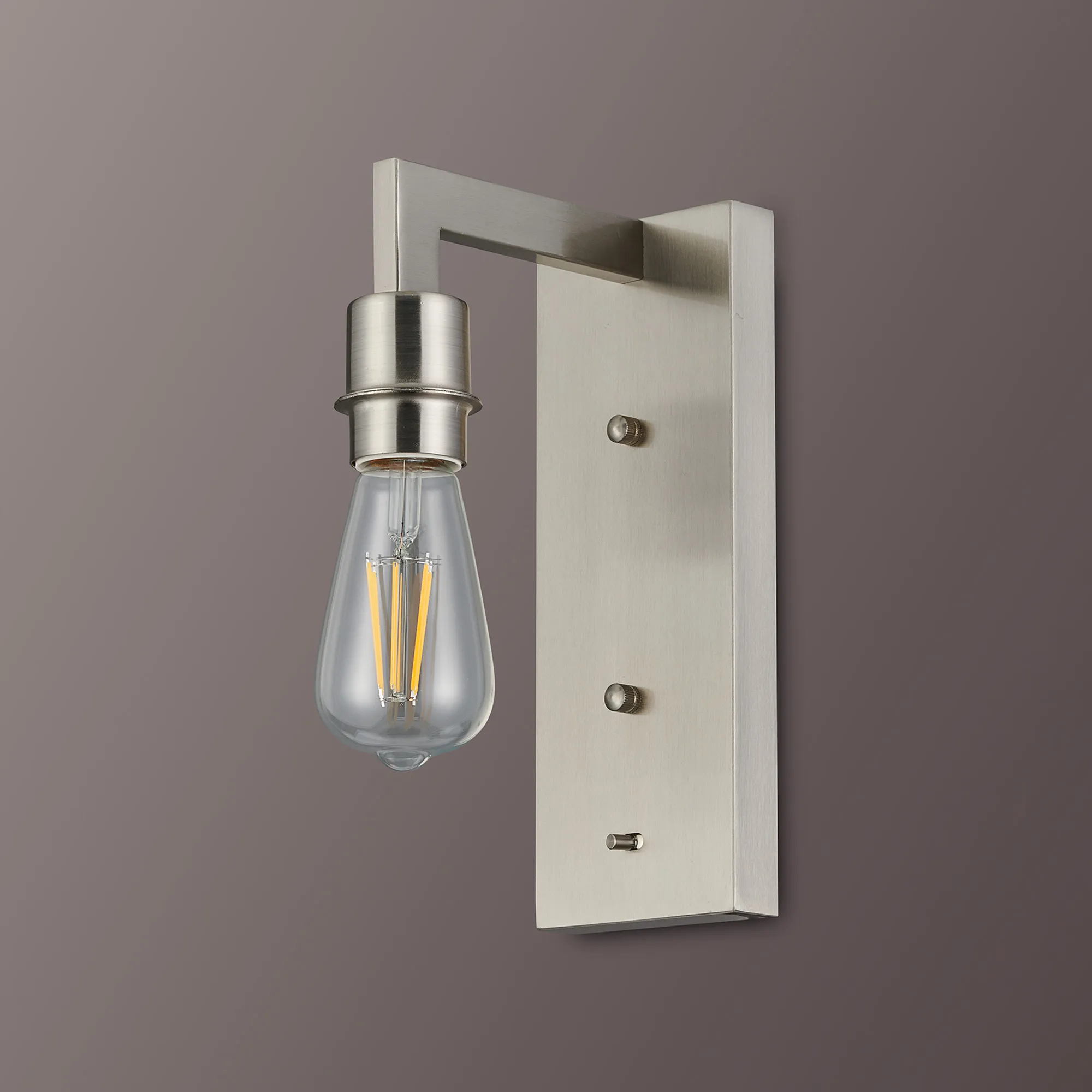 Braxton Wall Lamp Over Arm Without Shade, 1 Light E27 - Image 29