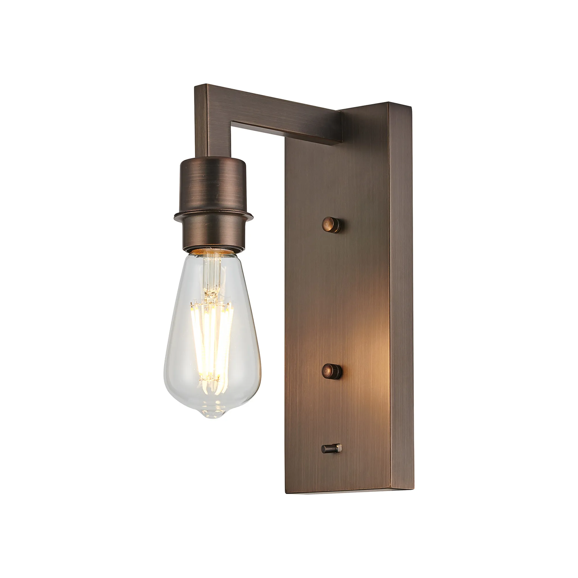 Braxton Wall Lamp Over Arm Without Shade, 1 Light E27 - Image 5