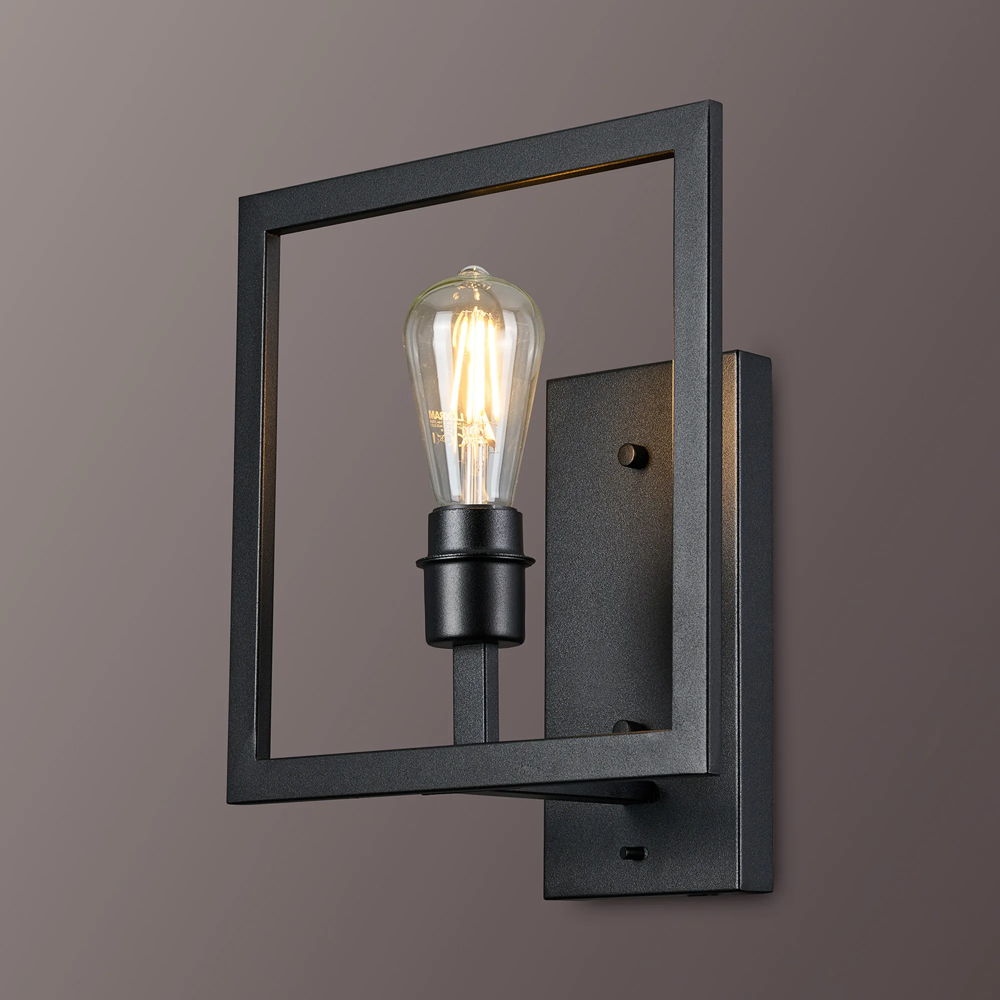 Braxton Wall Lamp Switched (FRAME ONLY) Without Shade, 1 Light E27 - Image 2