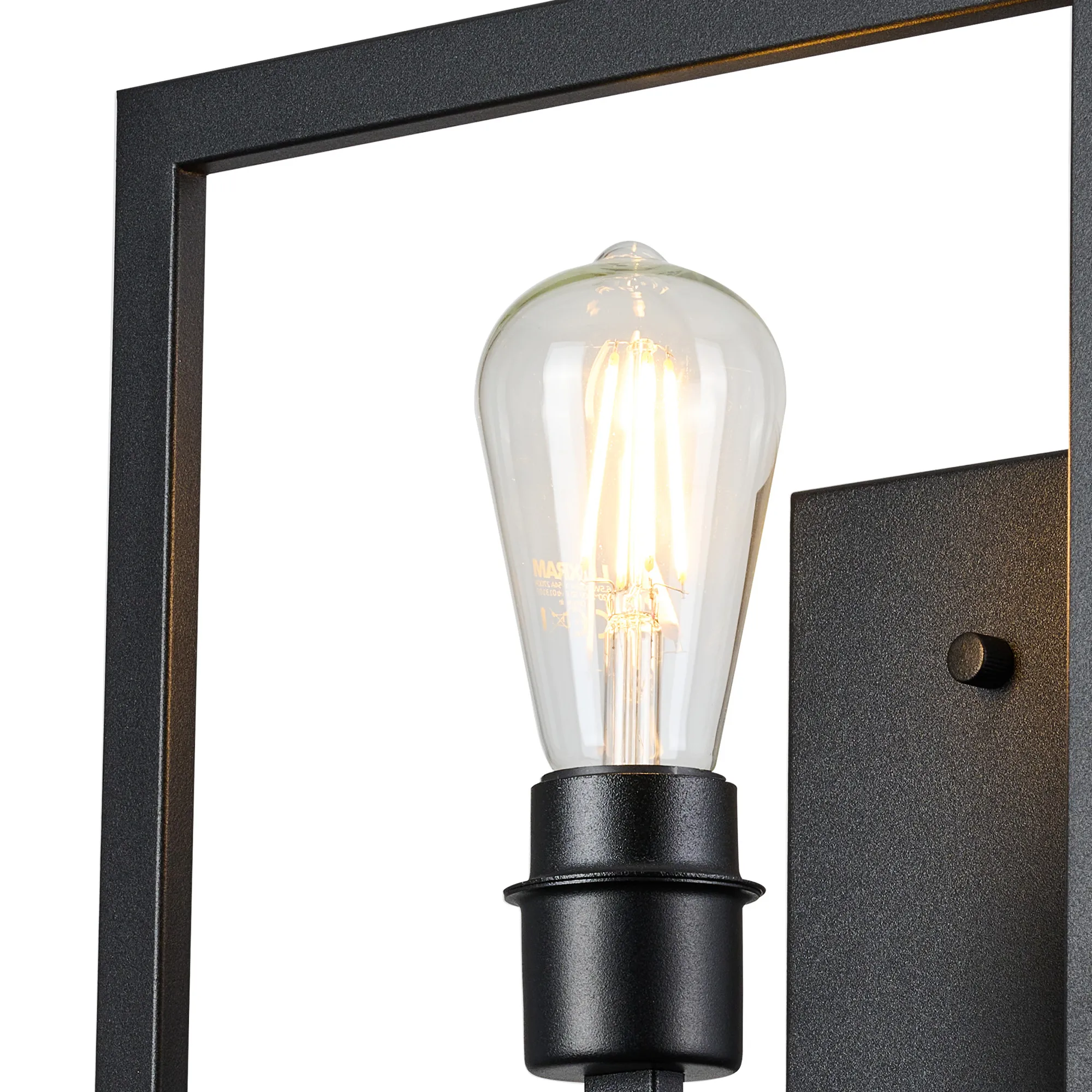 Braxton Wall Lamp Switched (FRAME ONLY) Without Shade, 1 Light E27 - Image 4