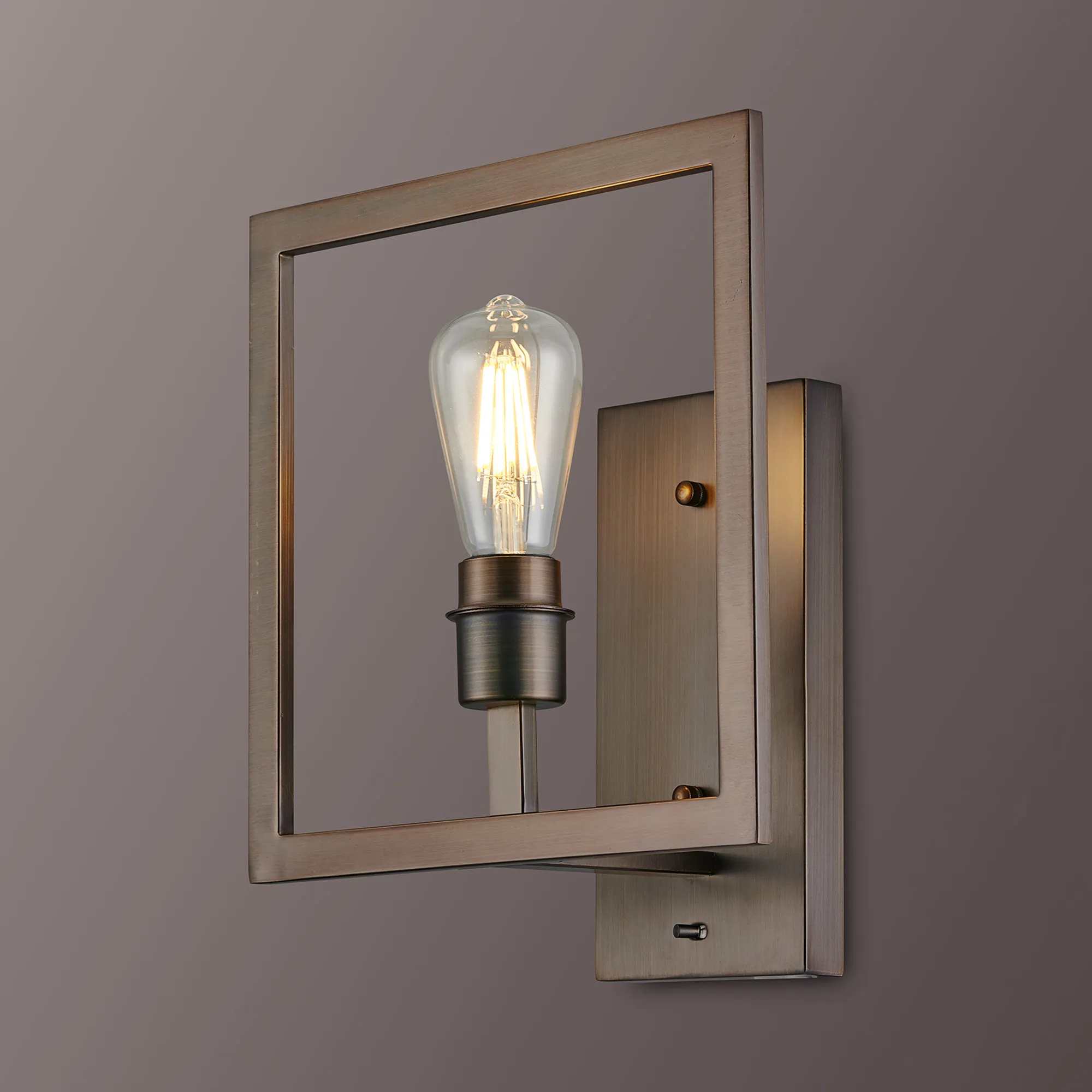 Braxton Wall Lamp Switched (FRAME ONLY) Without Shade, 1 Light E27 - Image 6