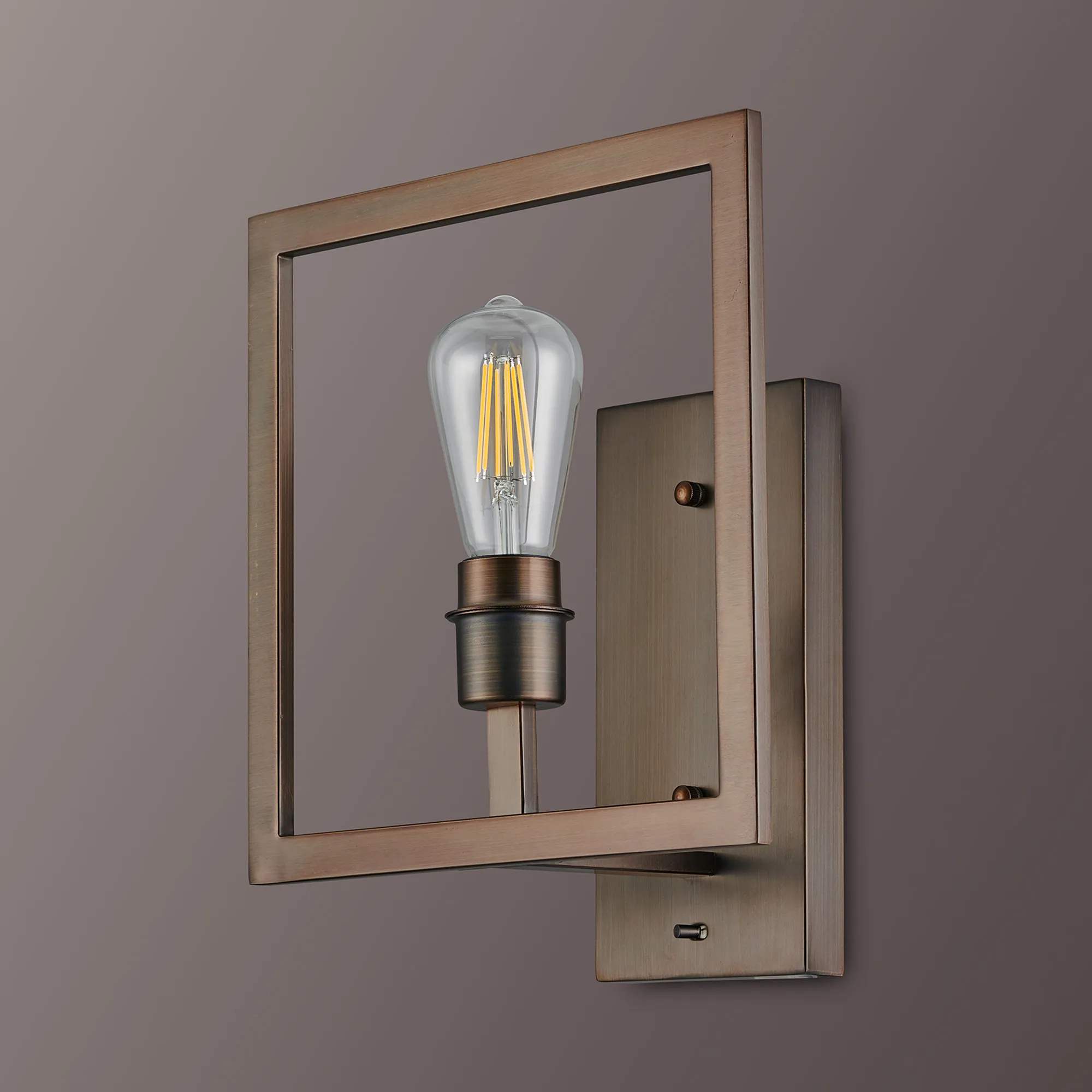 Braxton Wall Lamp Switched (FRAME ONLY) Without Shade, 1 Light E27 - Image 9
