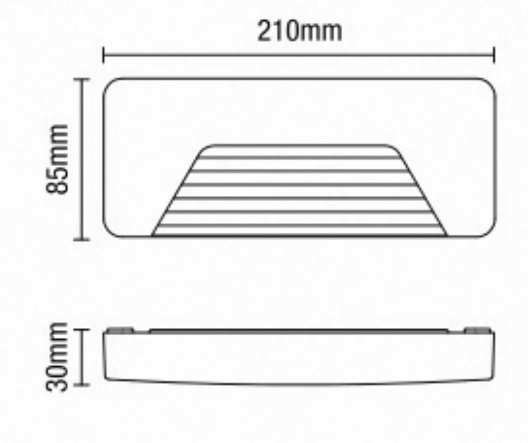 Breez LED Surface Brick Wall Light- Anthracite - Image 6