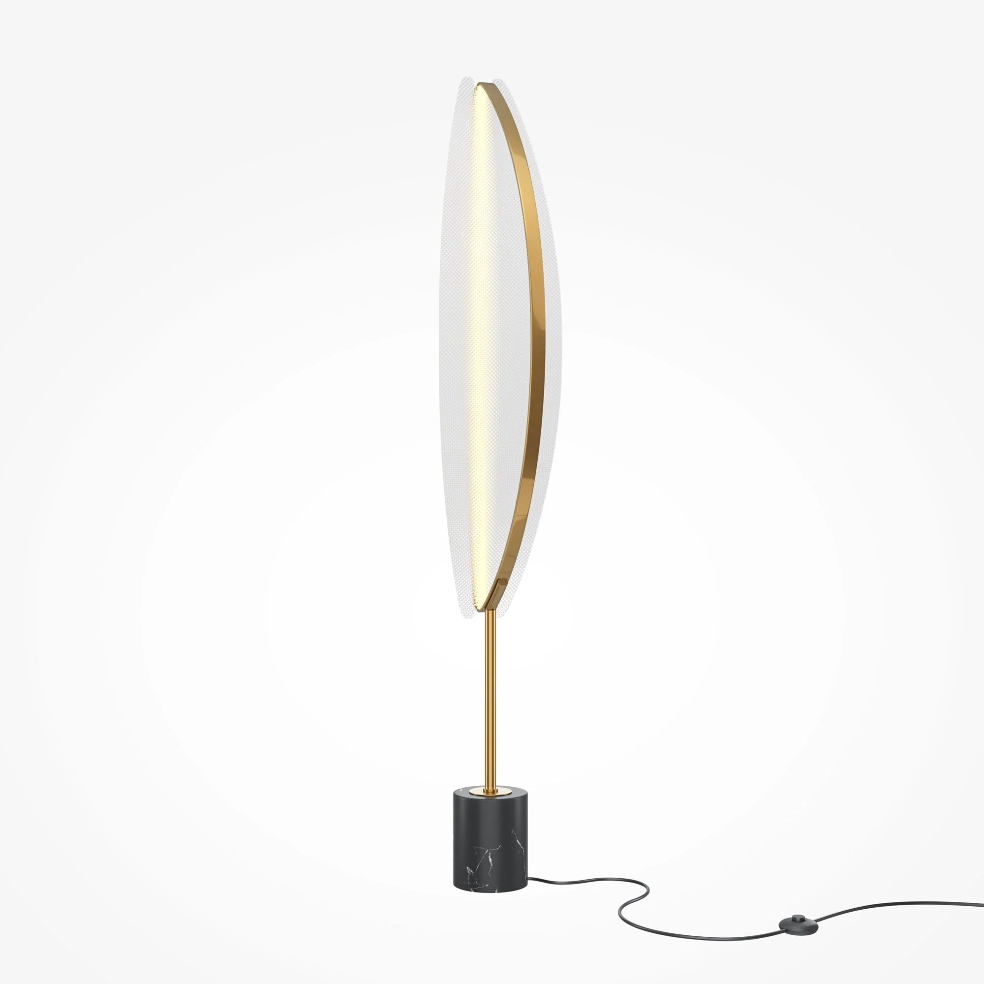 Breeze Floor lamp Integrated LED - Brass Finish - Image 2