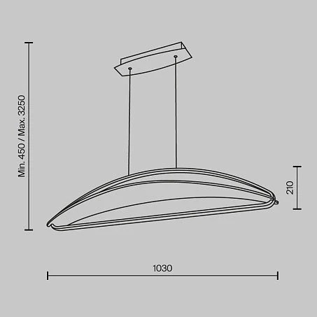 Breeze LED Linear Pendant - Brass - Image 5