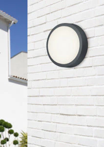 Breg Anthracite IP54 Outdoor LED Wall Light - Image 2