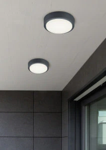 Breg Anthracite IP54 Outdoor LED Wall Light - Image 3