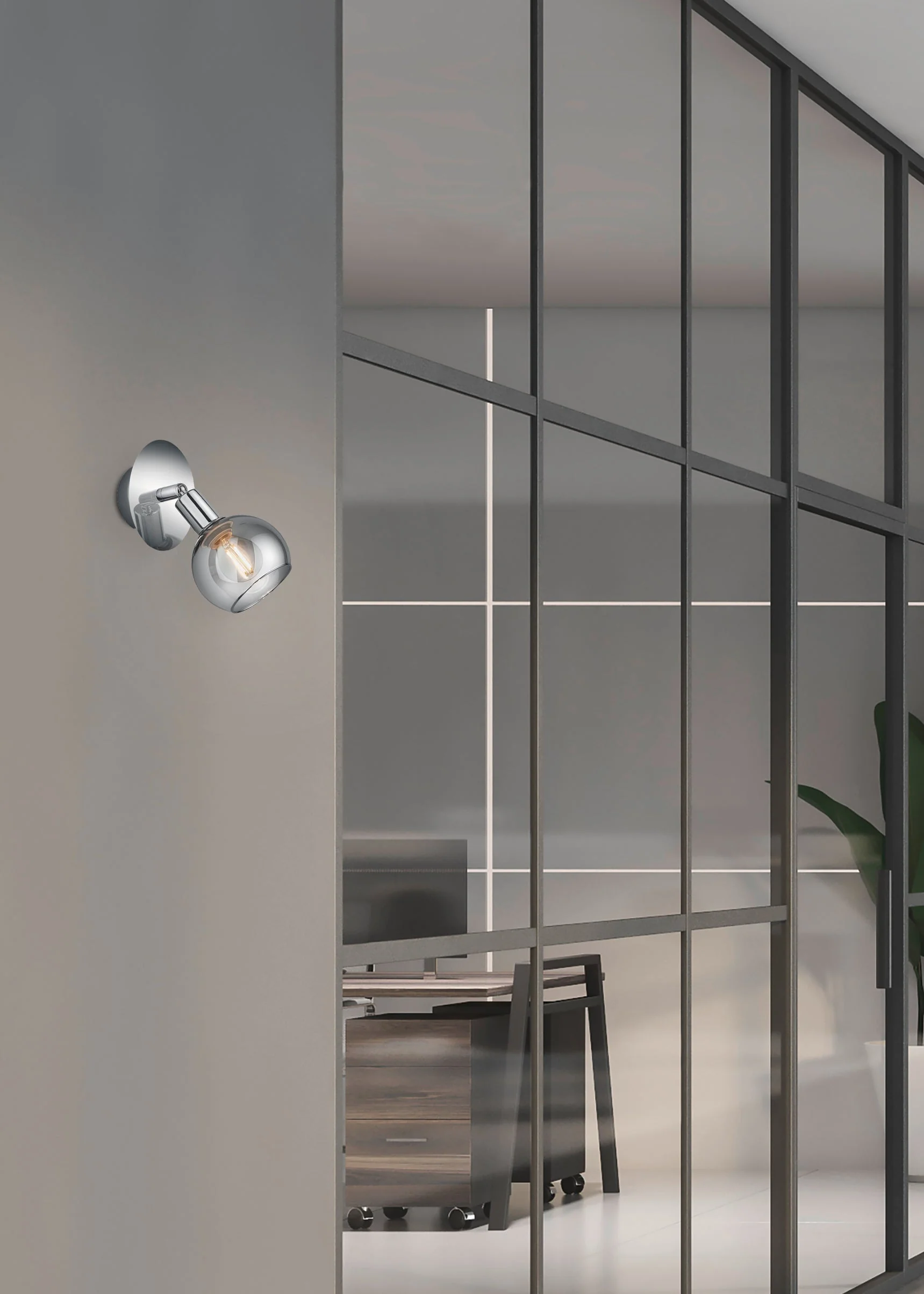 Brest Wall/Ceiling Spotlight - Chrome - Image 2