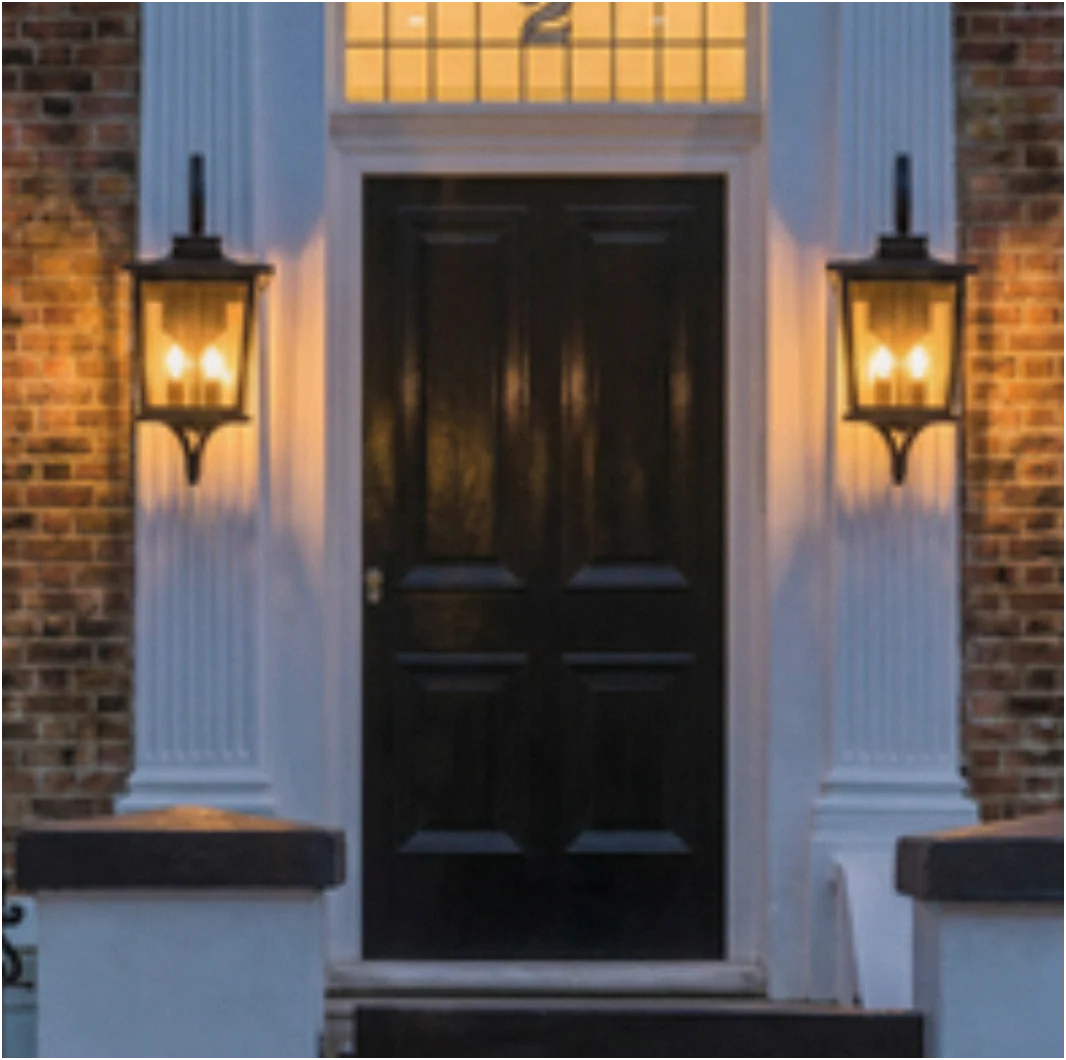 Brexton 4 Panel Lantern-Black - Image 5