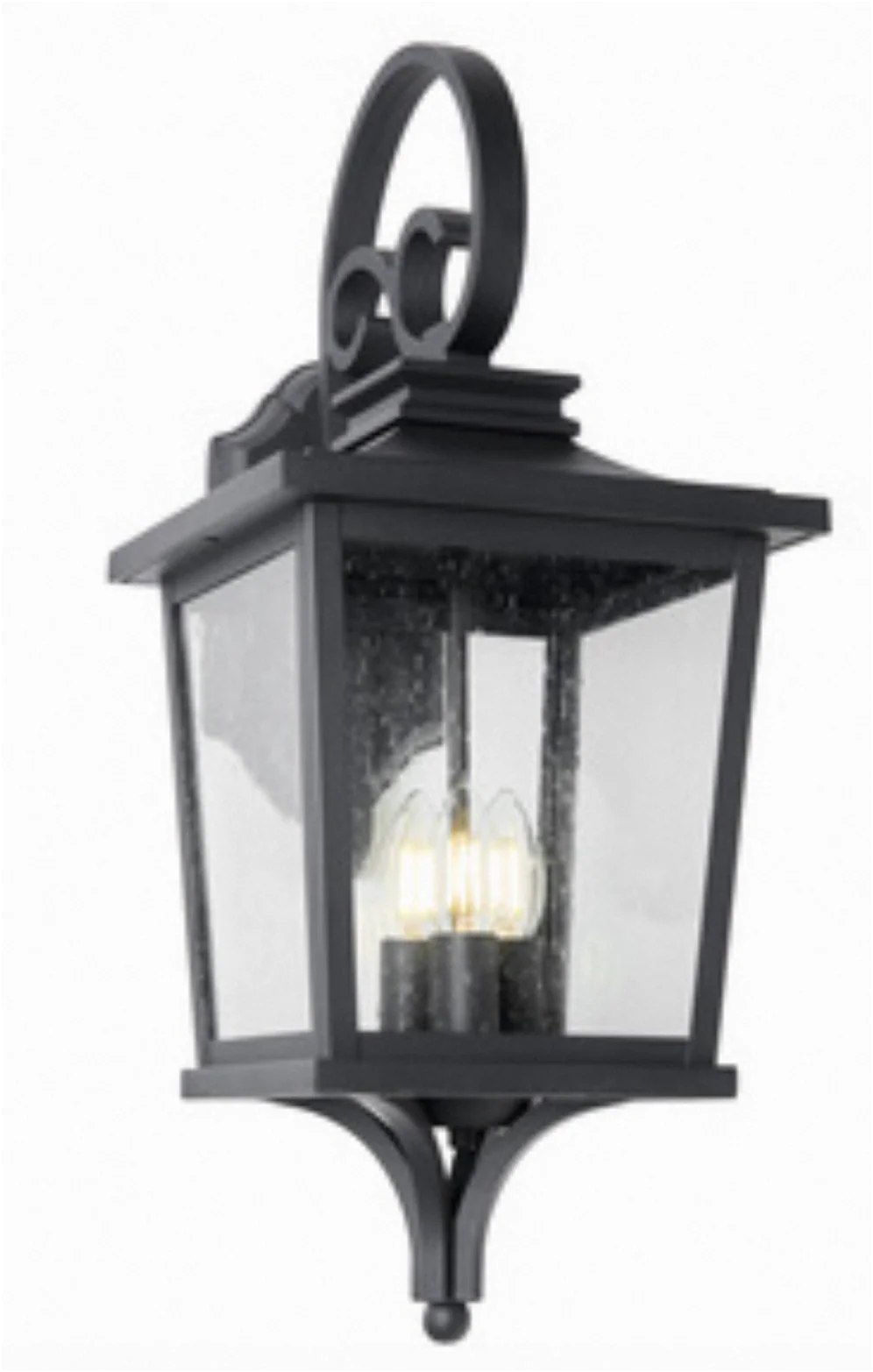 Brexton 4 Panel Lantern-Black - Image 6