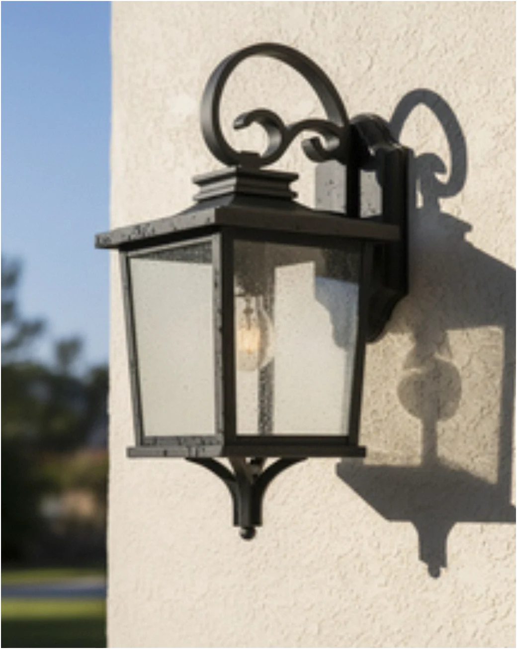 Brexton 4 Panel Lantern-Black - Image 8