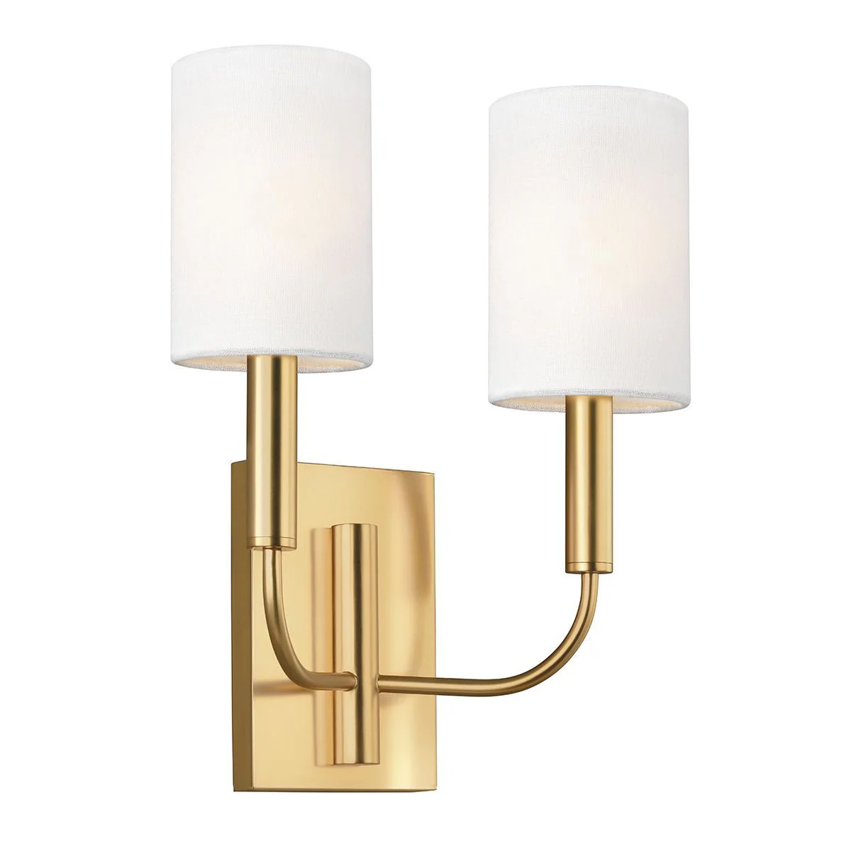 Brianna 1/2Lt Wall Light - Brass/Polished Nickel Finish - Image 11