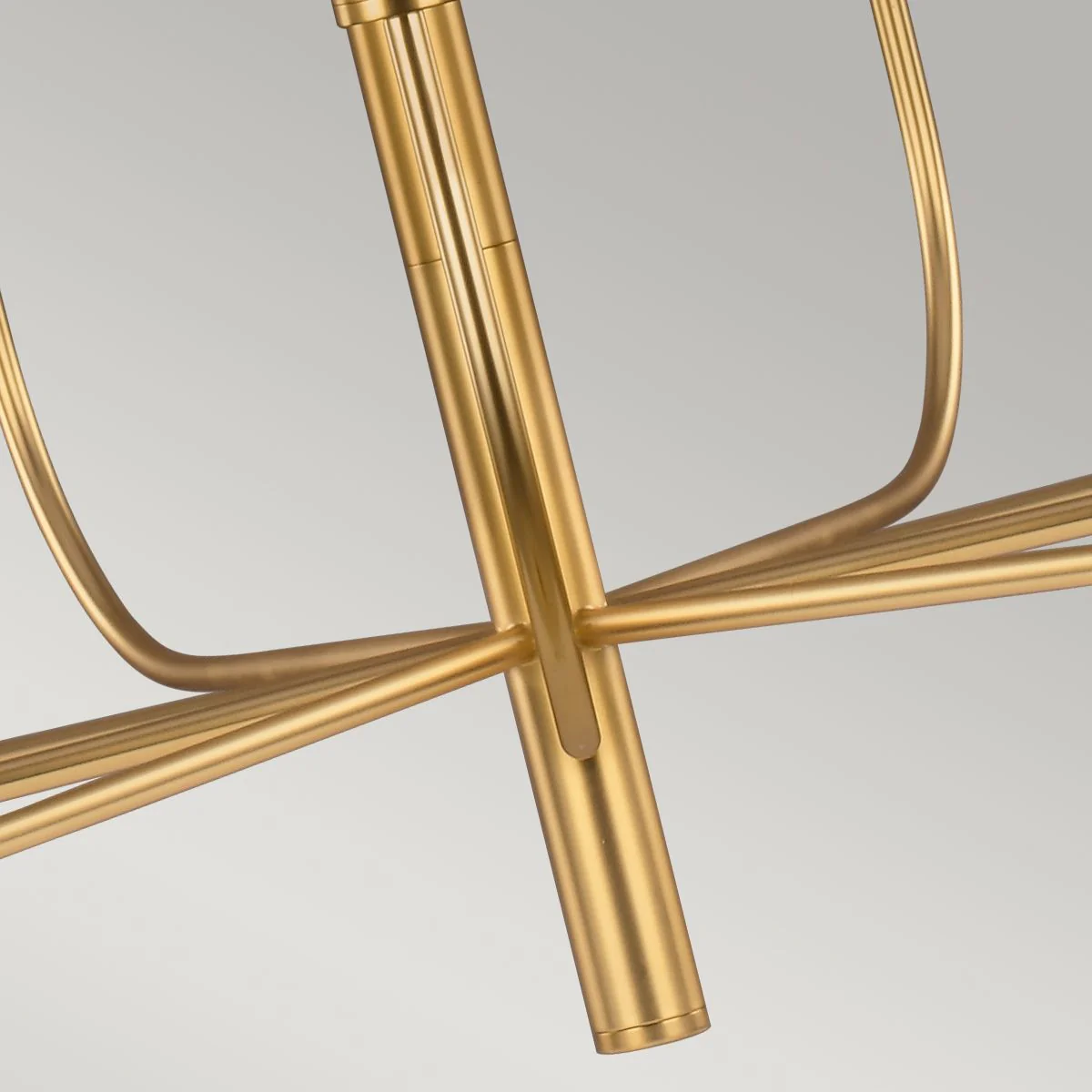 Brianna 9/6Lt Chandelier Ceiling Light - Brass/Polished Nickel Finish - Image 7