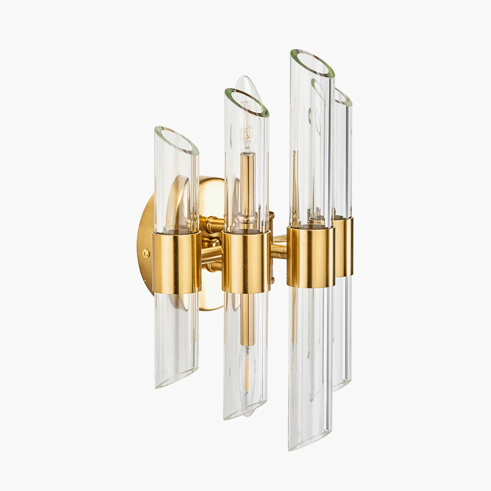 Brielle 2Lt Wall Light - Antique Brass - Image 2