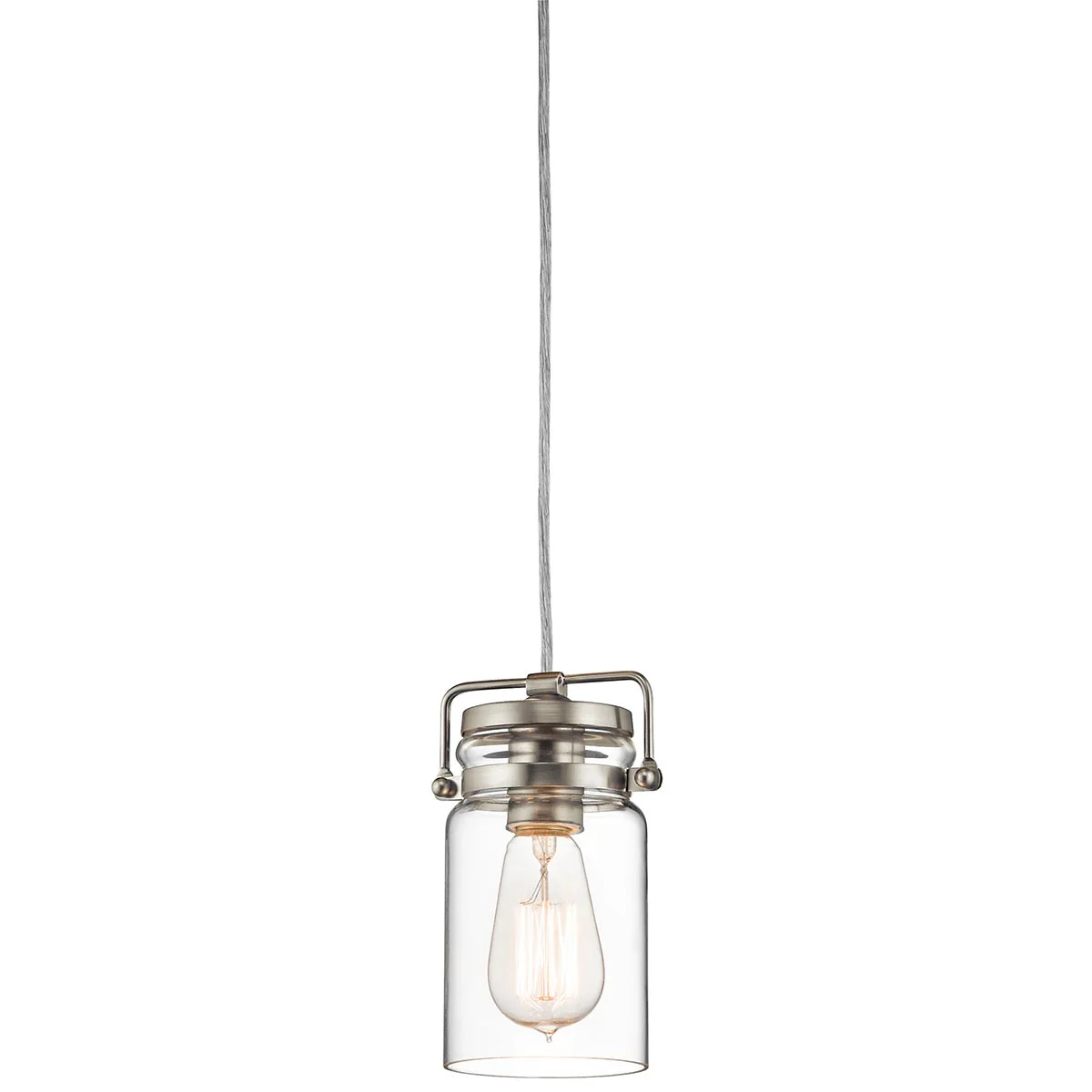 Brinley 1 Light Mini Pendant - Various Finish - Image 4