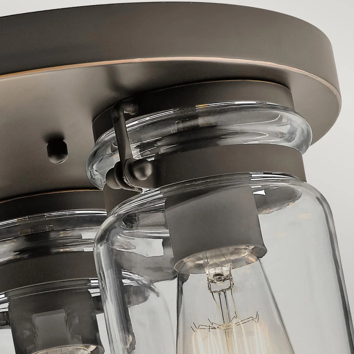 Brinley 3 Light Flush - Brushed Brass/Brushed Nickel/Olde Bronze - Image 16